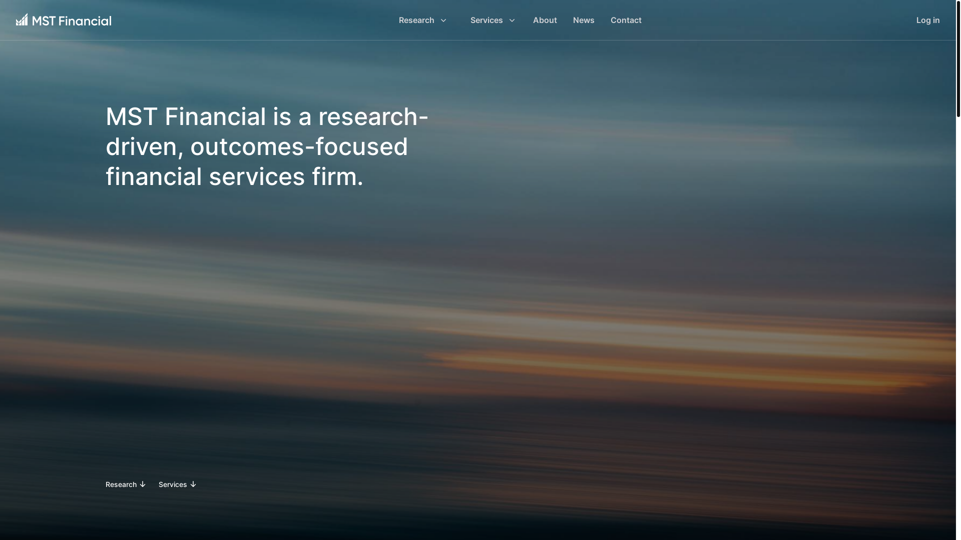 website screenshot of https://mstfinancials.com.au/