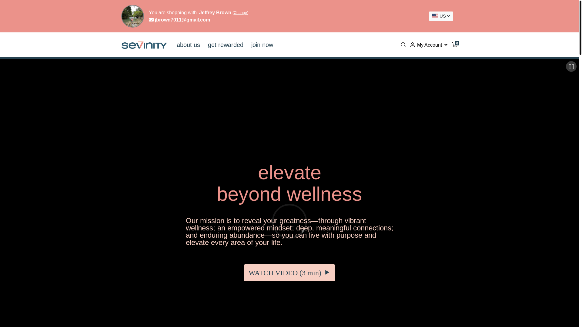 website screenshot of https://sevinity7.com/