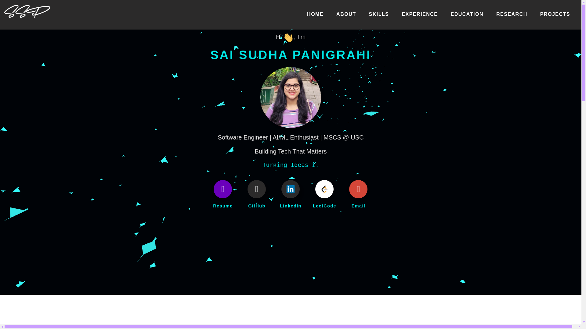 website screenshot of https://saisudhapanigrahi.pages.dev/