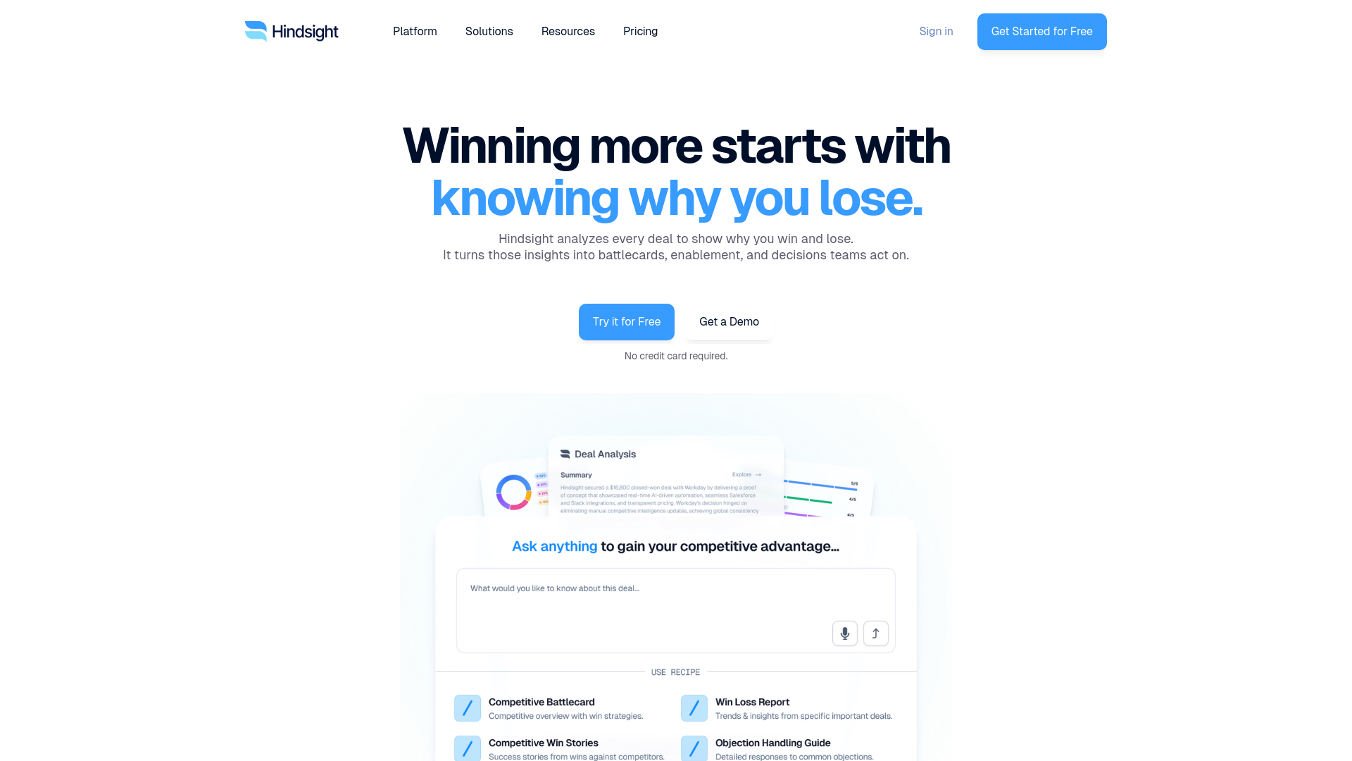 website screenshot of https://prohindsight.com/