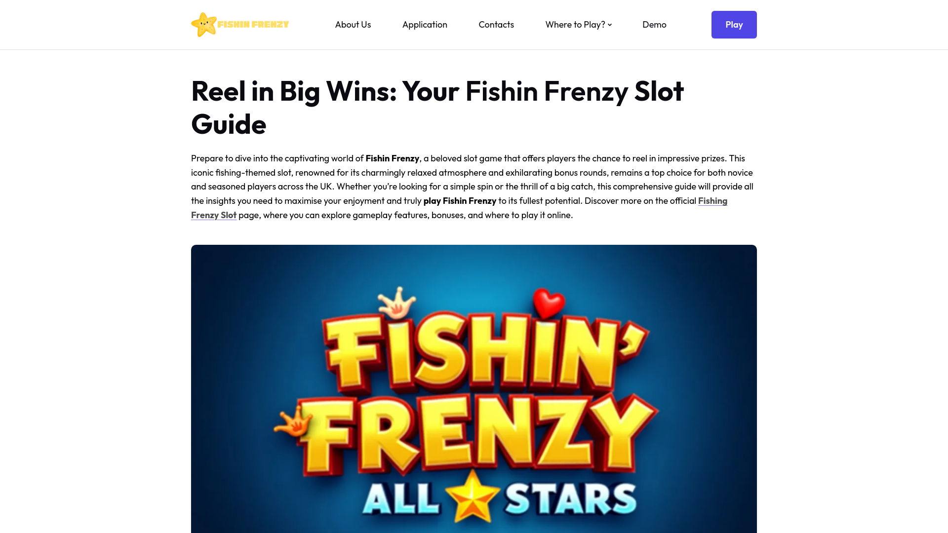 website screenshot of https://fishingfrenzy-uk.pages.dev/