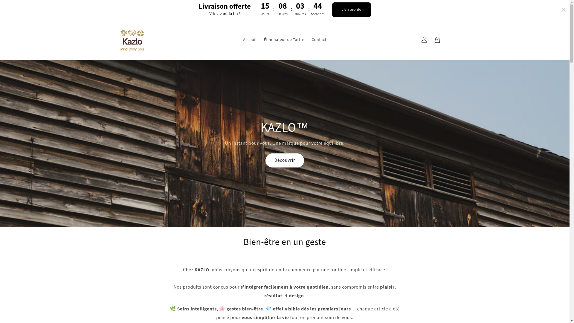 website screenshot of https://thekazlo.com/