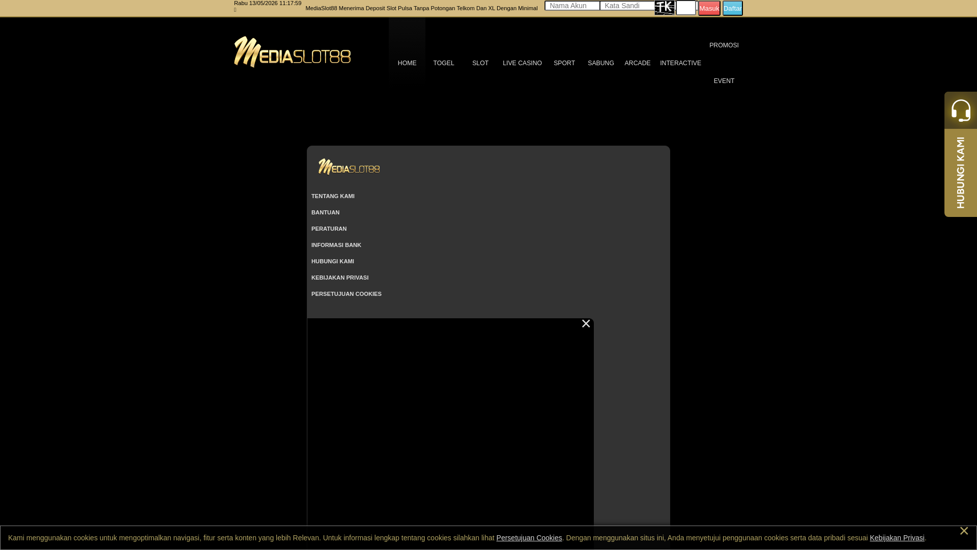 website screenshot of https://baru-mediaslot88n.com/