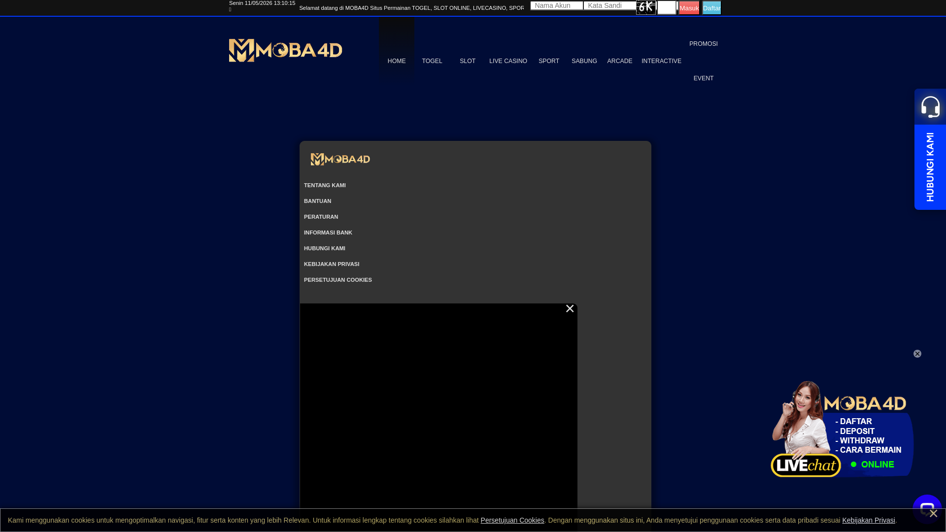 website screenshot of https://slotdemo4d8.vip/
