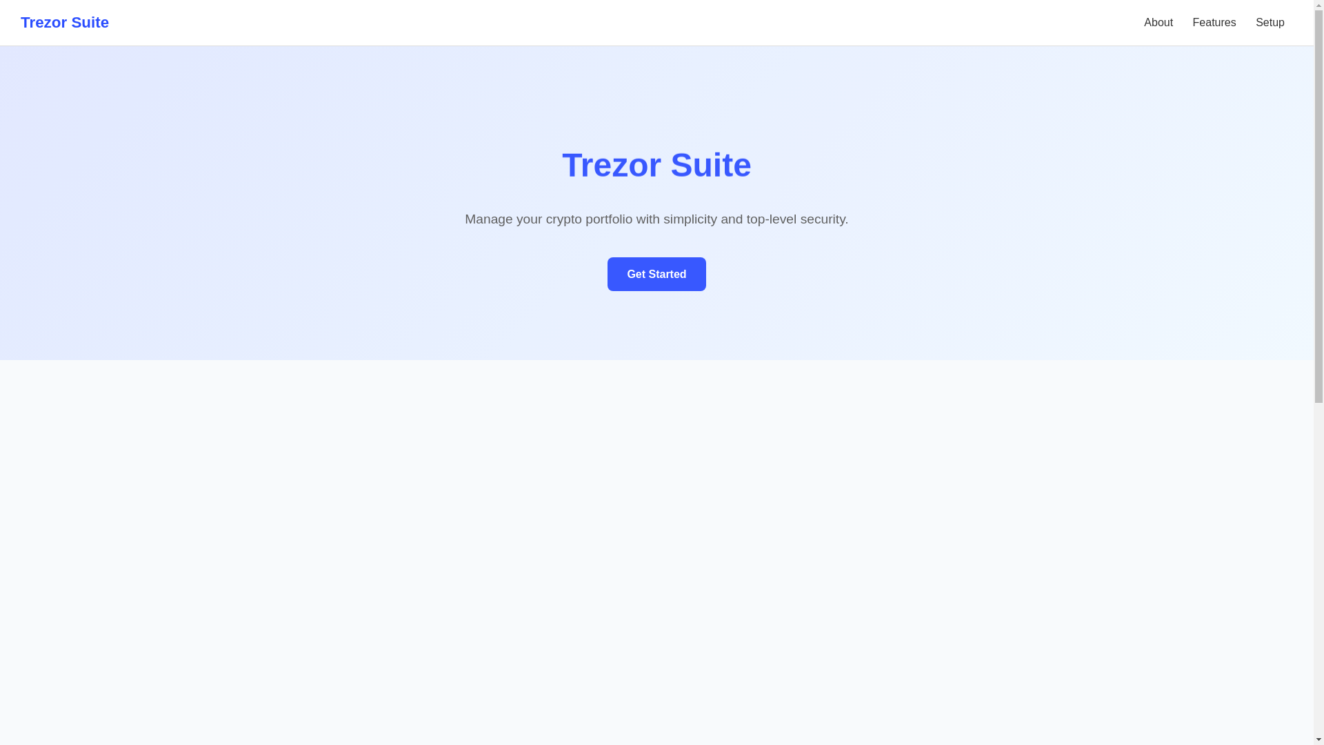 website screenshot of https://assest-suite-trezor.pages.dev/