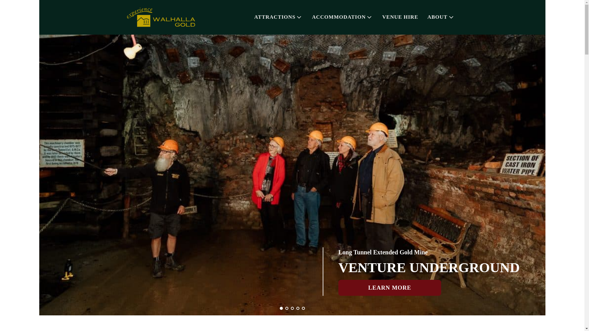 website screenshot of https://walhallagold.au/