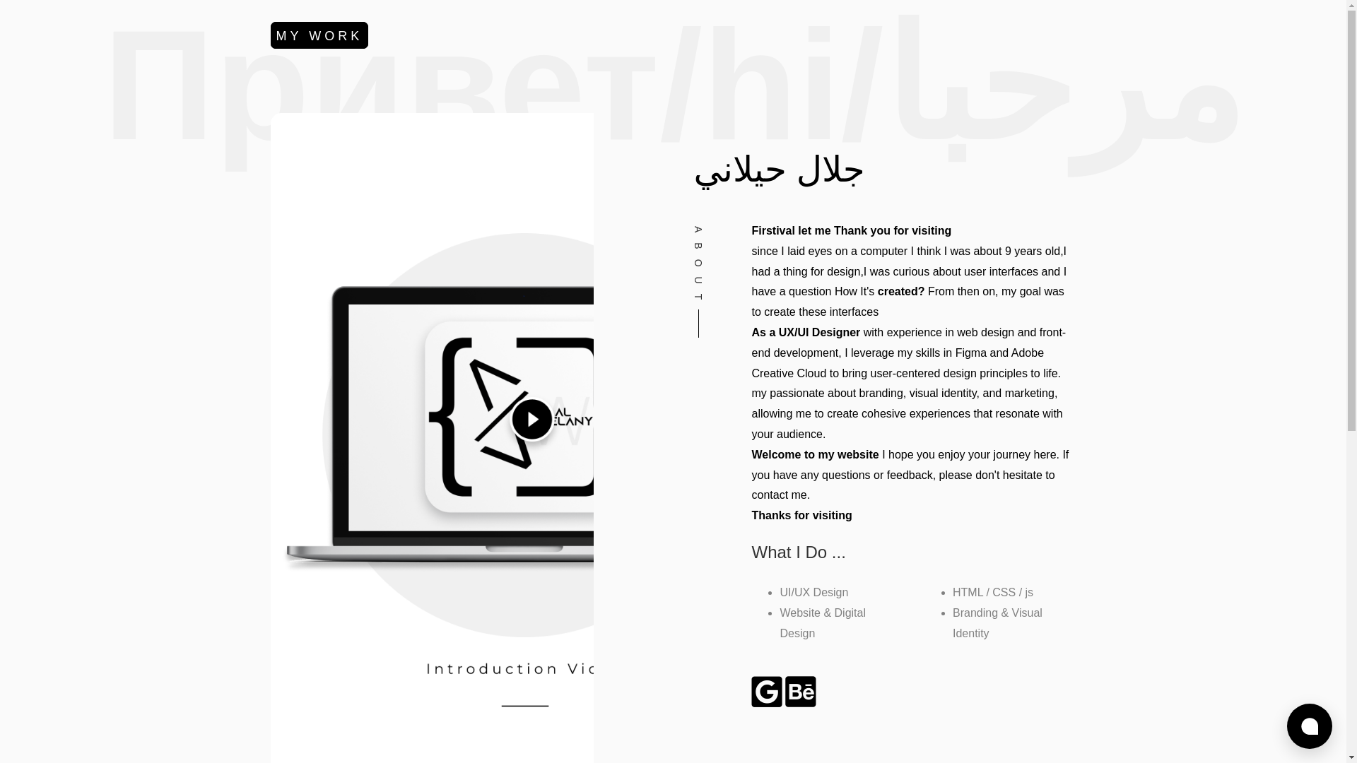 website screenshot of https://galalhelany.com/