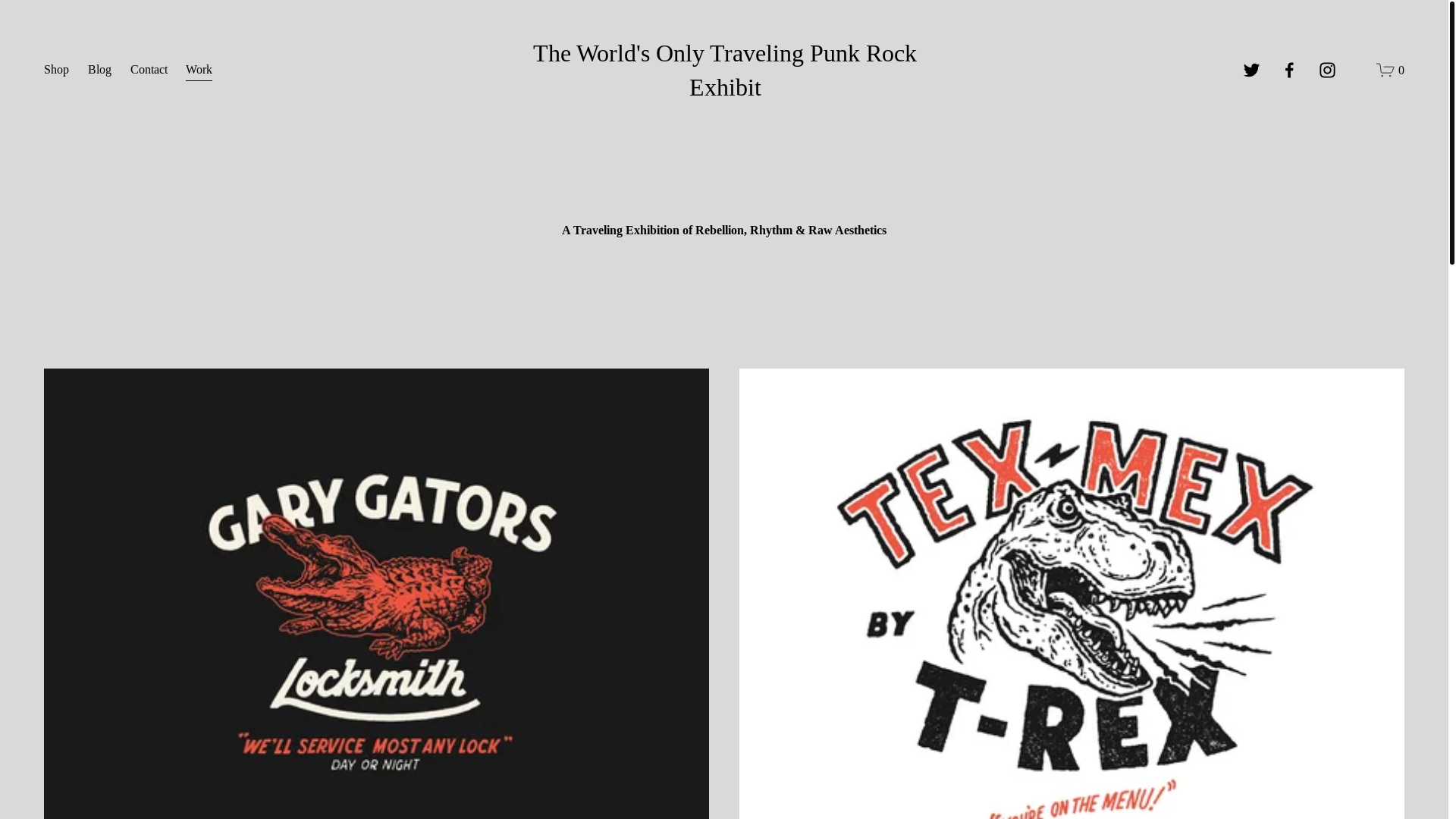 website screenshot of https://therockmuseum.org/
