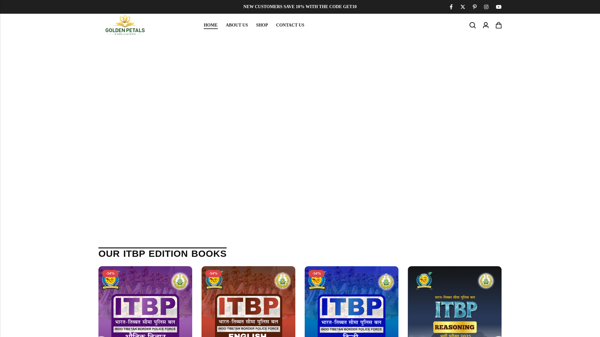 website screenshot of https://goldenpetalspub.com