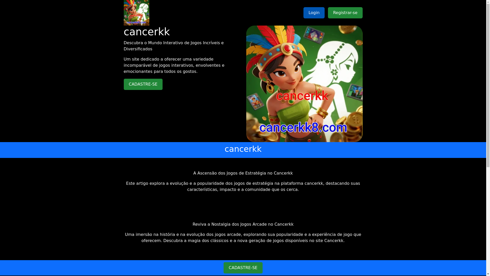 website screenshot of https://cancerkk8.com/