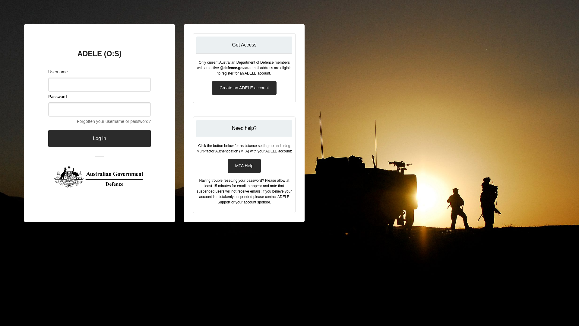 website screenshot of https://urldefense.com/v3/__https://www.adele.edu.au/login/?lang=en__;!!BlcFR2AOZX65Km2ZX8pQ!RT0lhvUdrGX2014dtuAz5WI2FD7nsMrPUF6qJ5YDQPKZuY1b4kYAizTSmmQT3m4--i9ZBc1IGqpUzq0j8OHdGB_AG7F3tL8$