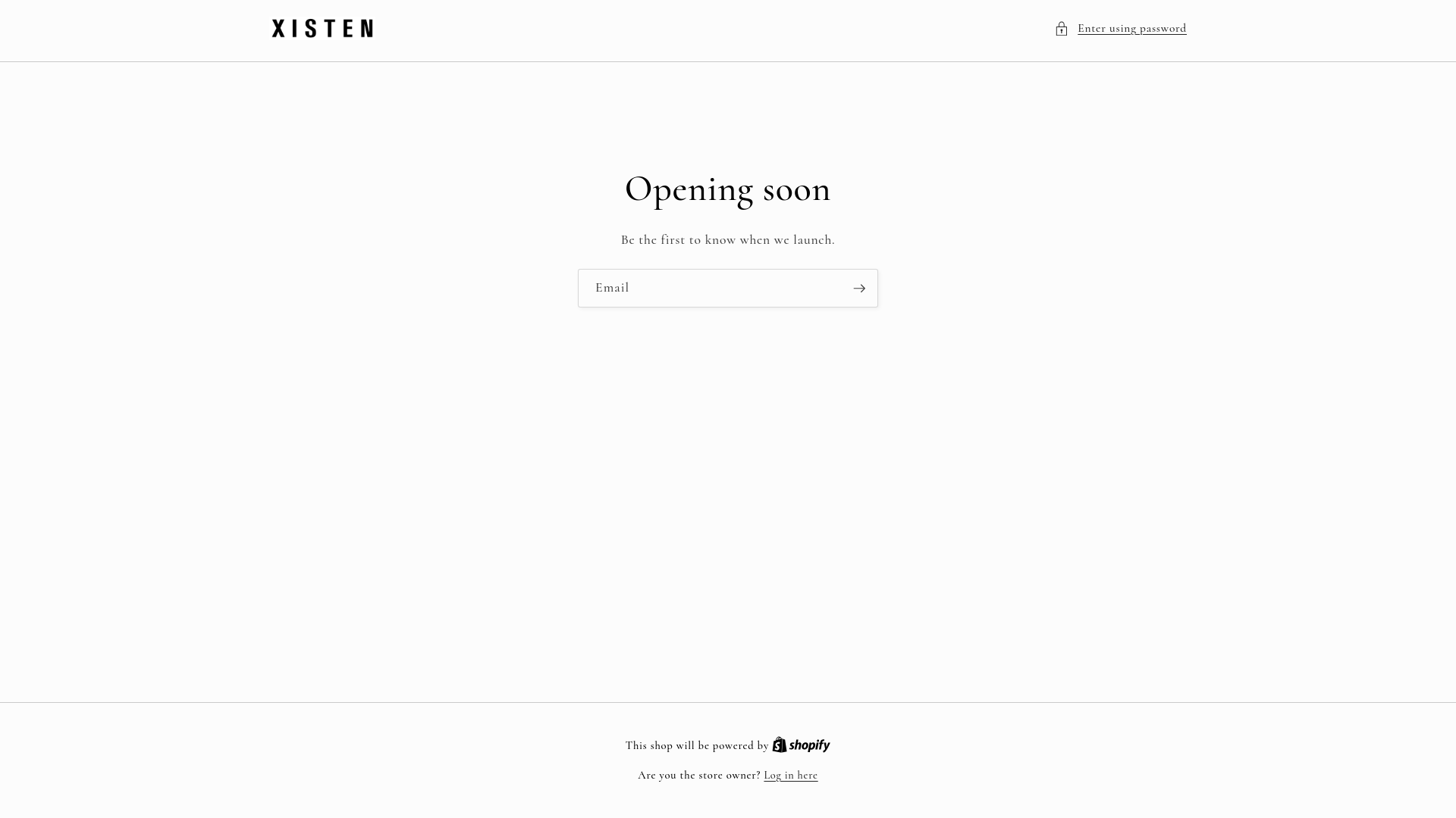 website screenshot of https://xistenonline.com/