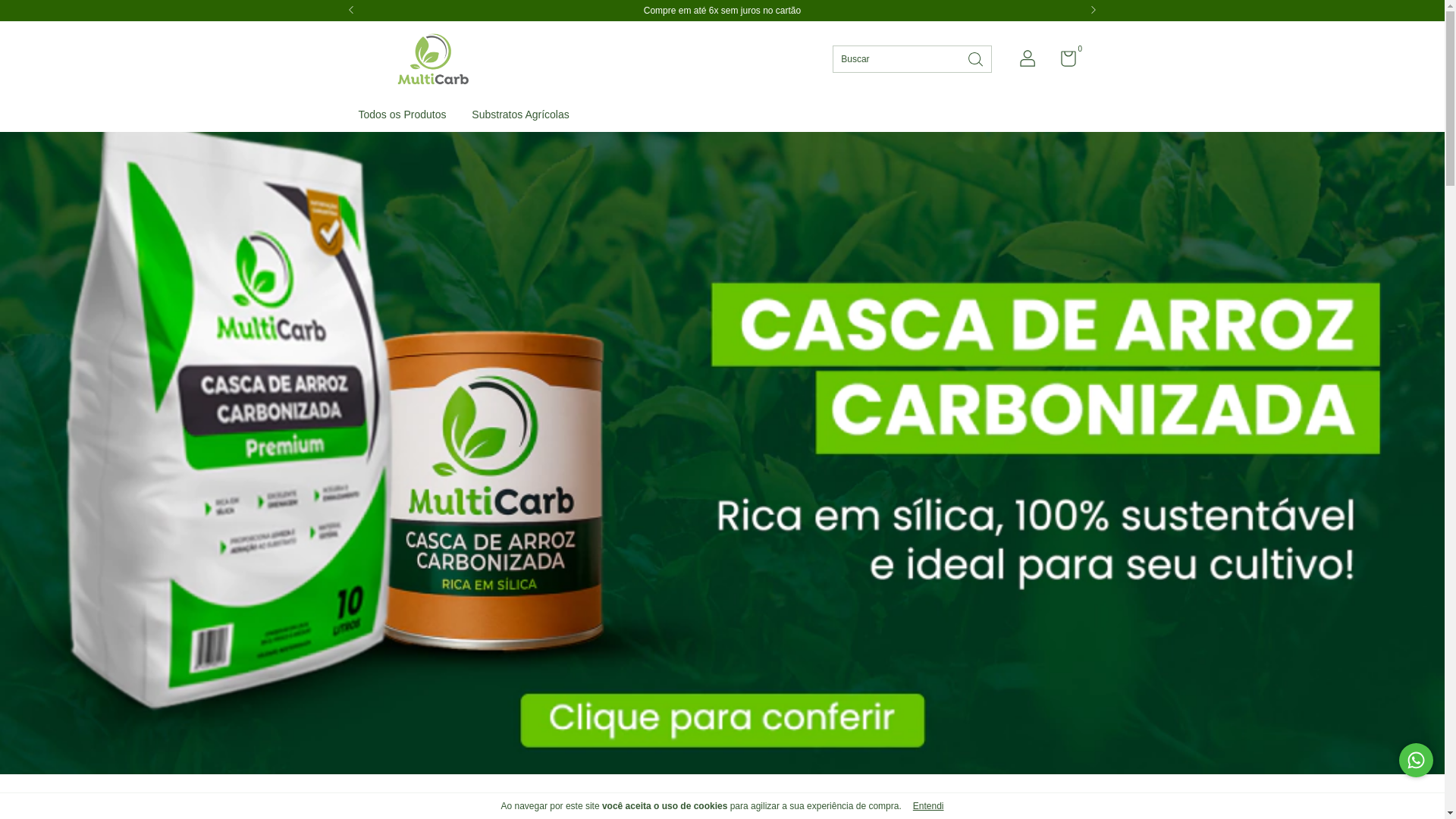 website screenshot of https://multicarb.com.br/