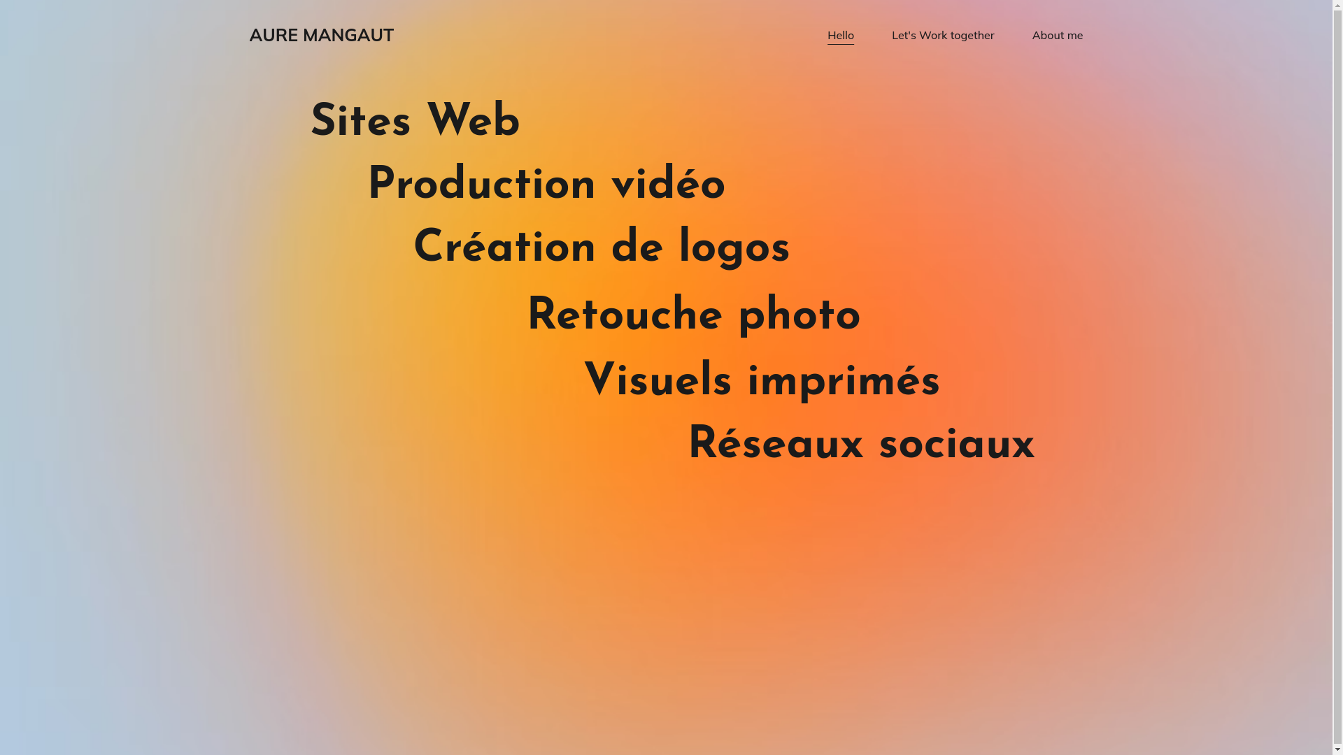 website screenshot of https://auremangaut.com/