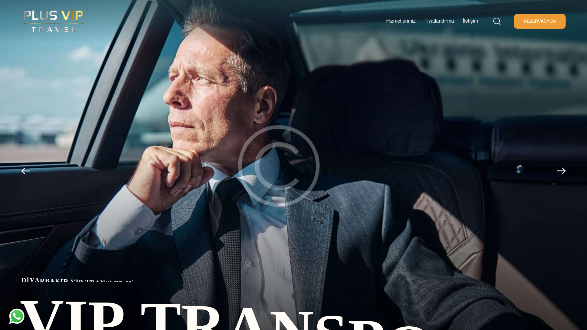 website screenshot of https://viptransferdiyarbakir.com/