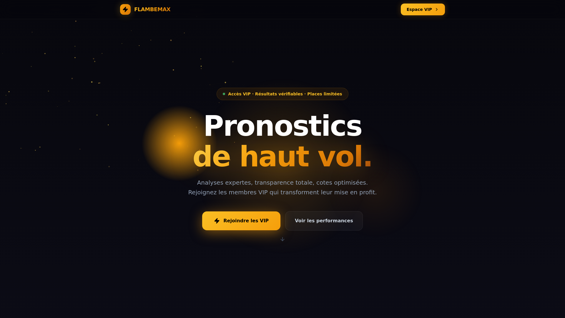 website screenshot of https://flambemax.org/