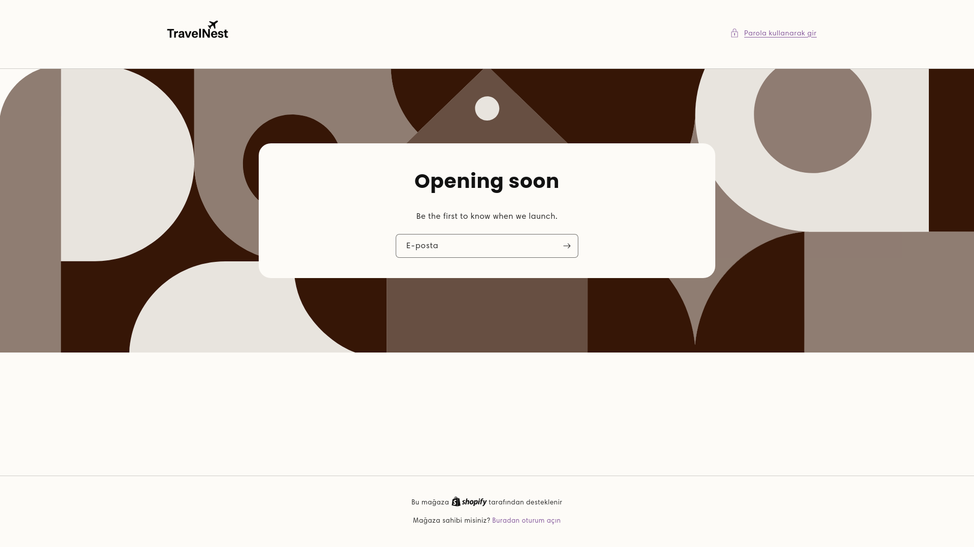 website screenshot of https://travelnest.com.tr/
