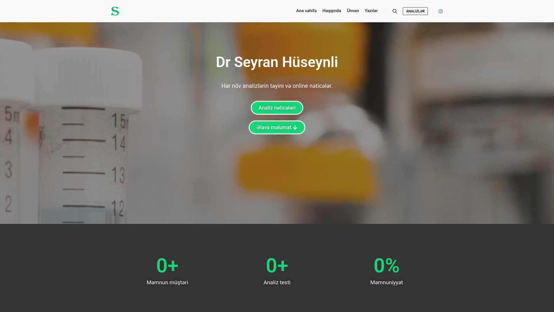 website screenshot of https://drseyran.com
