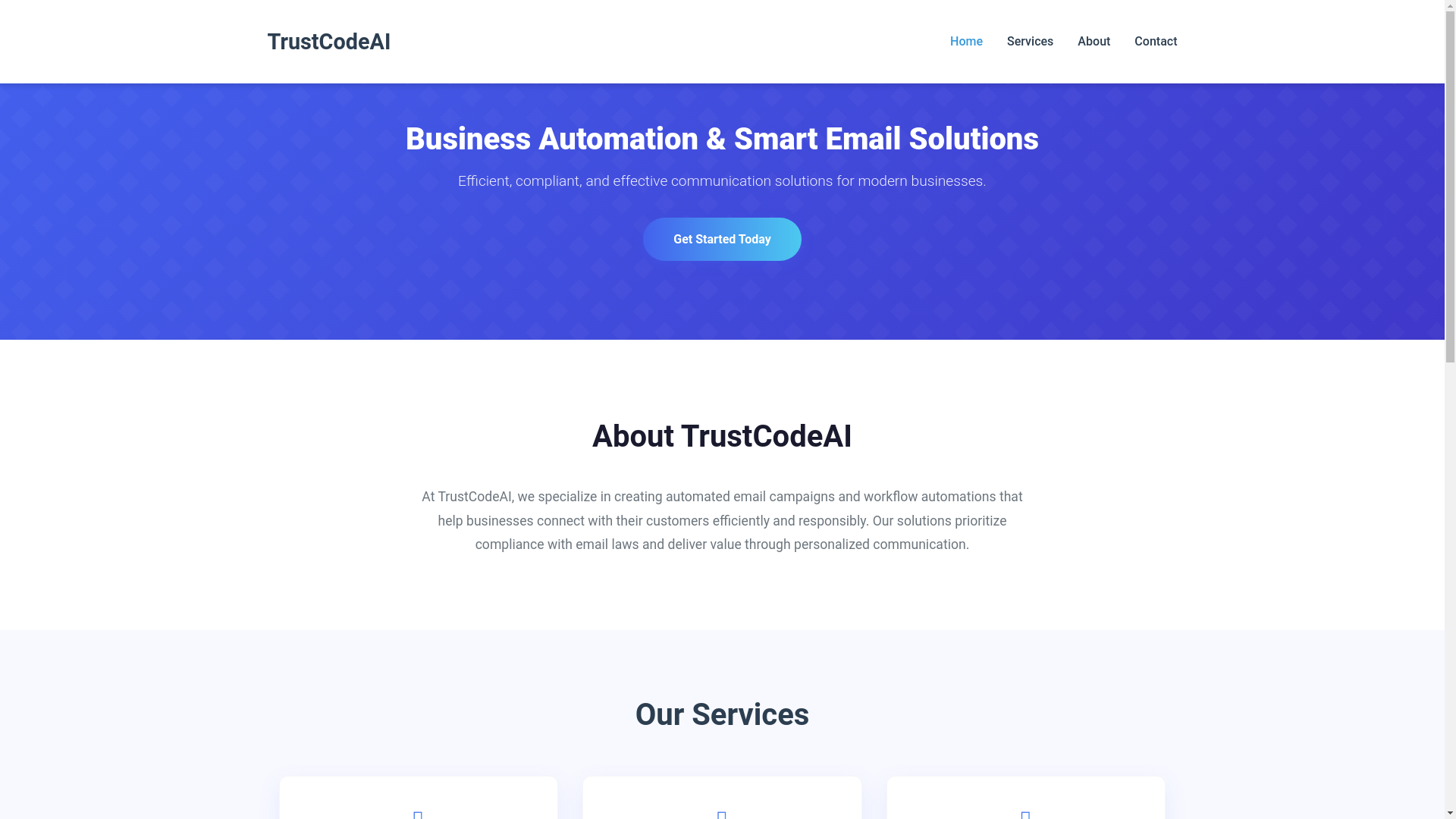website screenshot of https://trustcodeai.pages.dev/