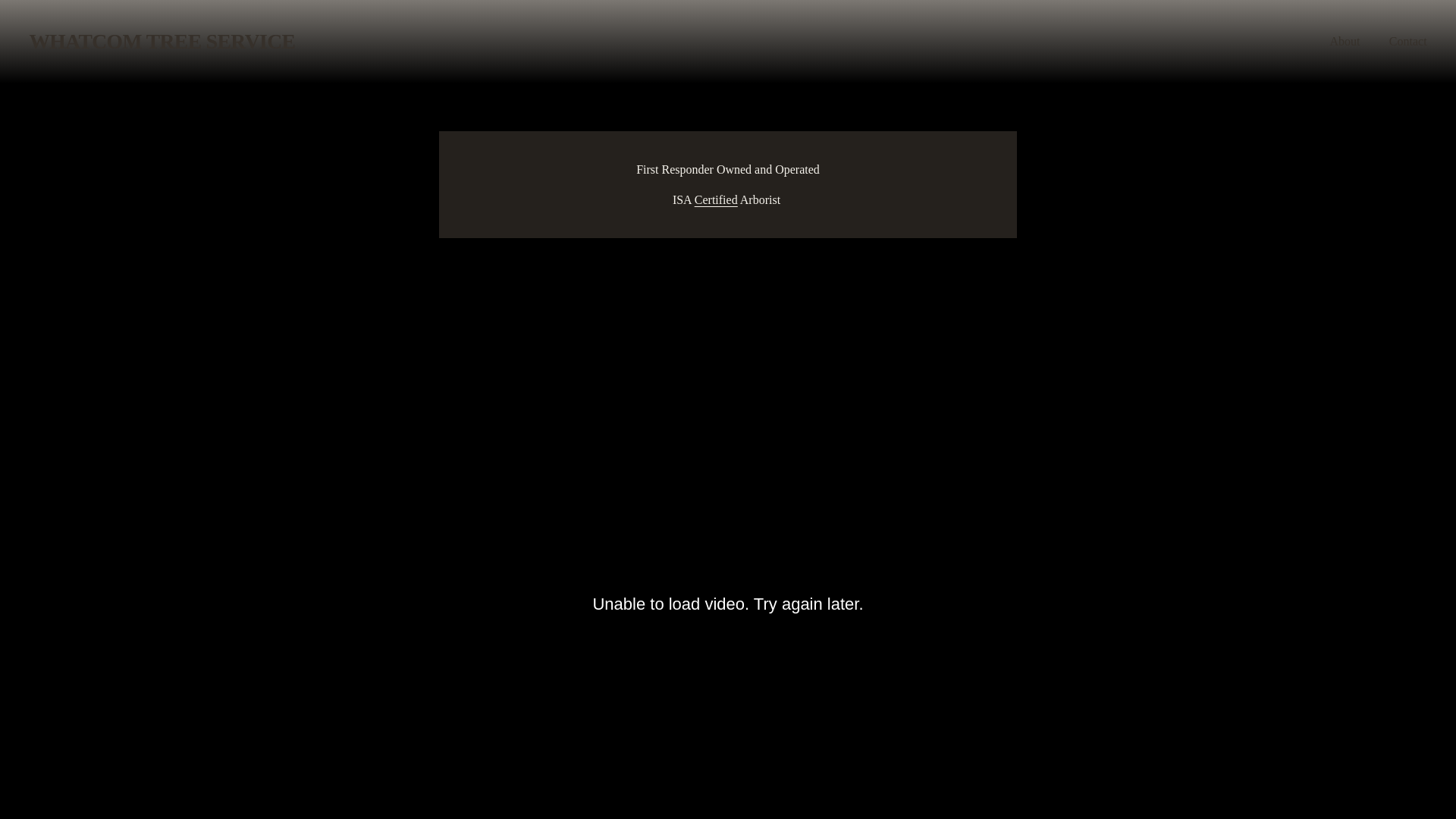 website screenshot of https://whatcomtrees.com