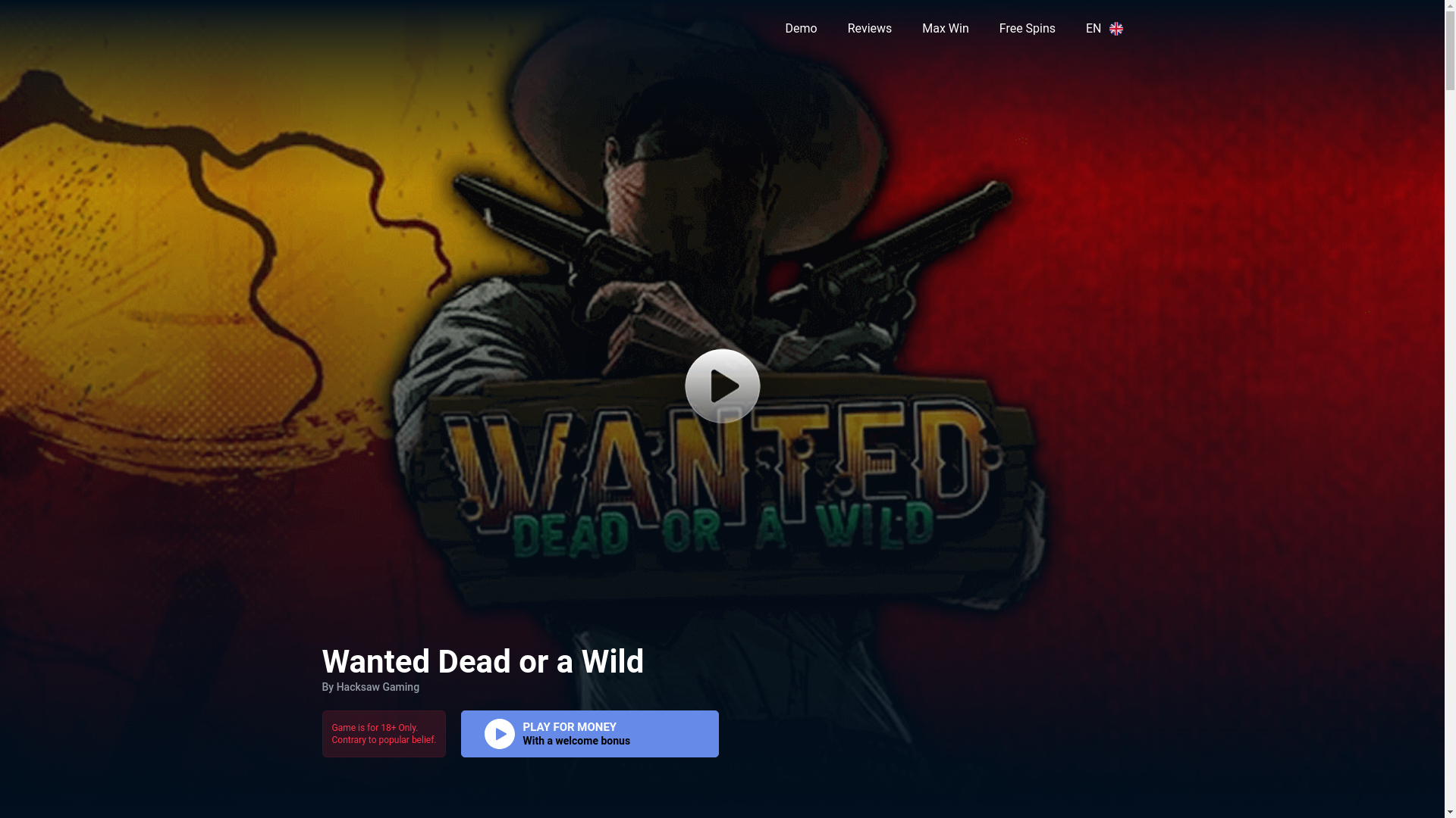 website screenshot of https://wanted-dead-or-a-wild.com.ar/