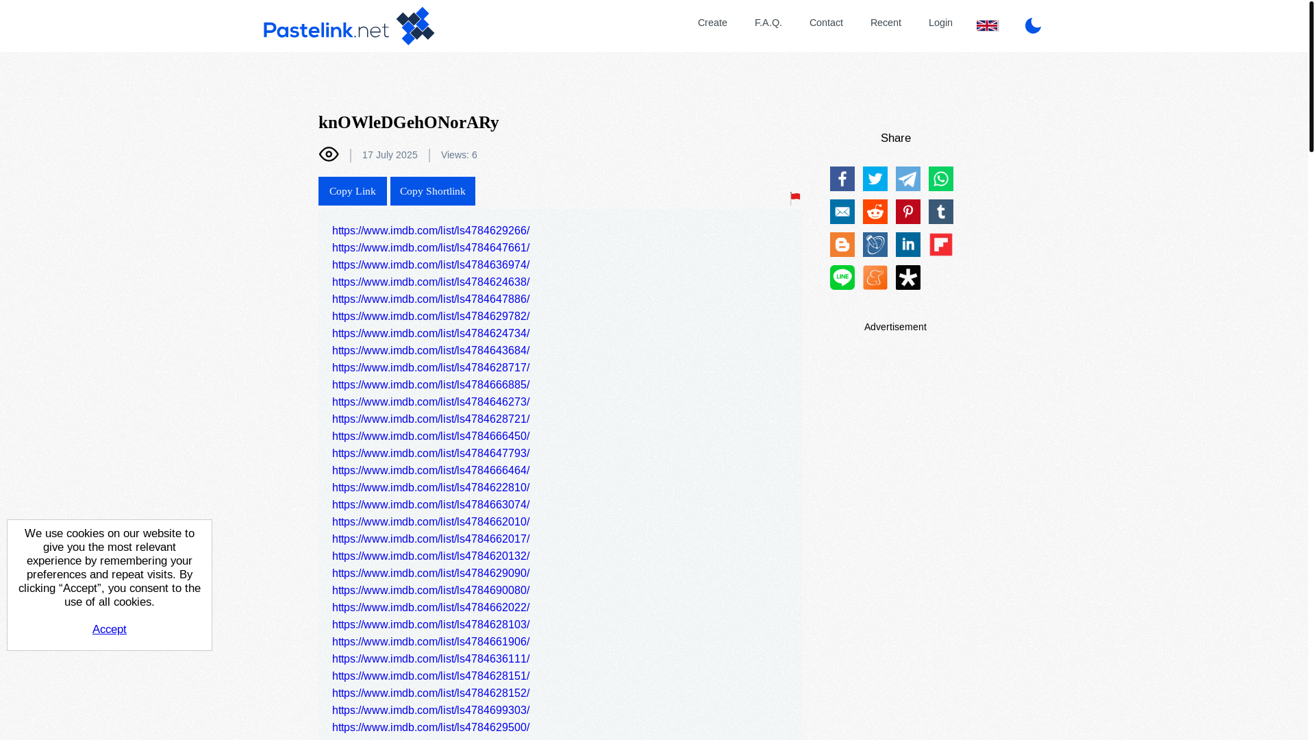 website screenshot of https://pastelink.net/mxvnvlnr