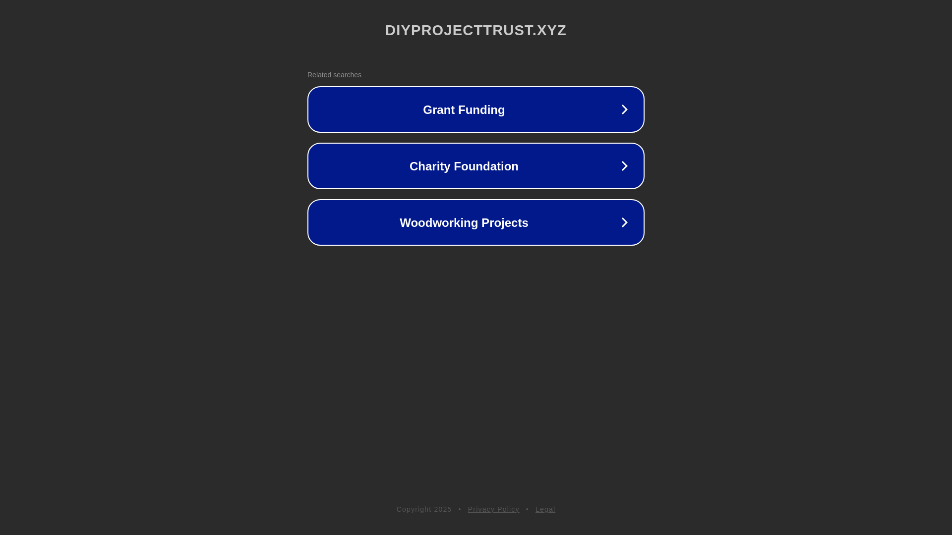 website screenshot of https://diyprojecttrust.xyz/
