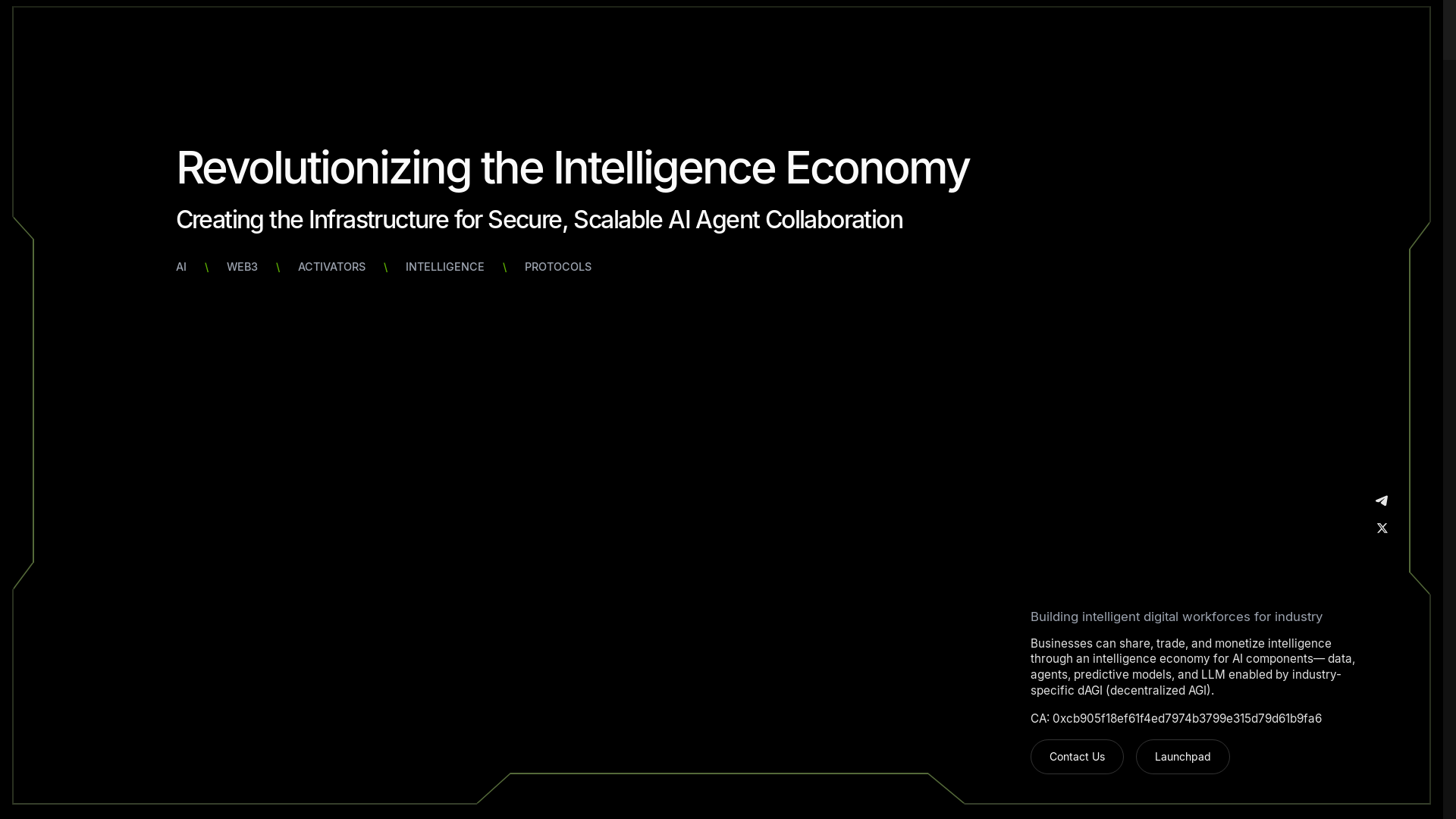 website screenshot of https://intellexai.pro/