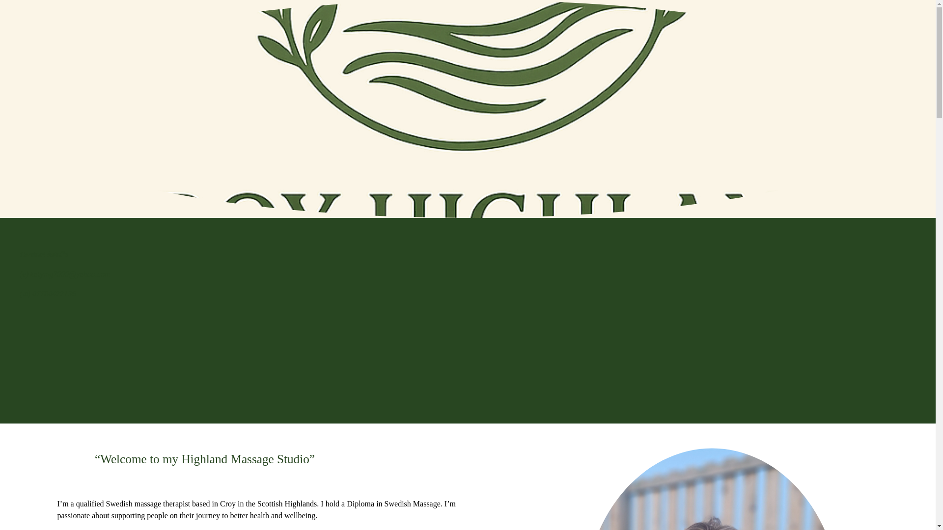website screenshot of https://croyhighlandmassagetherapy.co.uk/