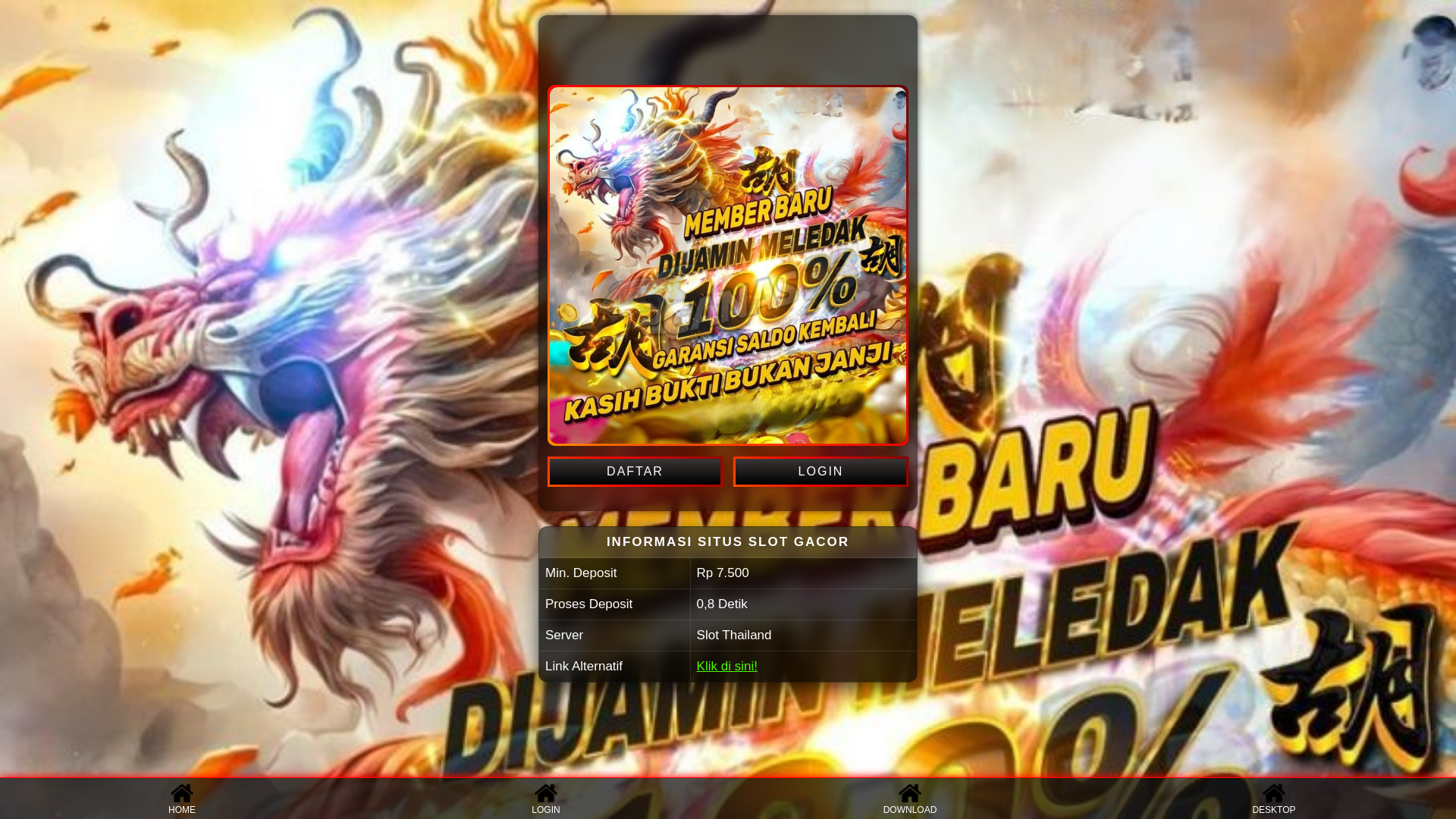 website screenshot of https://kakakslotjepangnya.pages.dev/