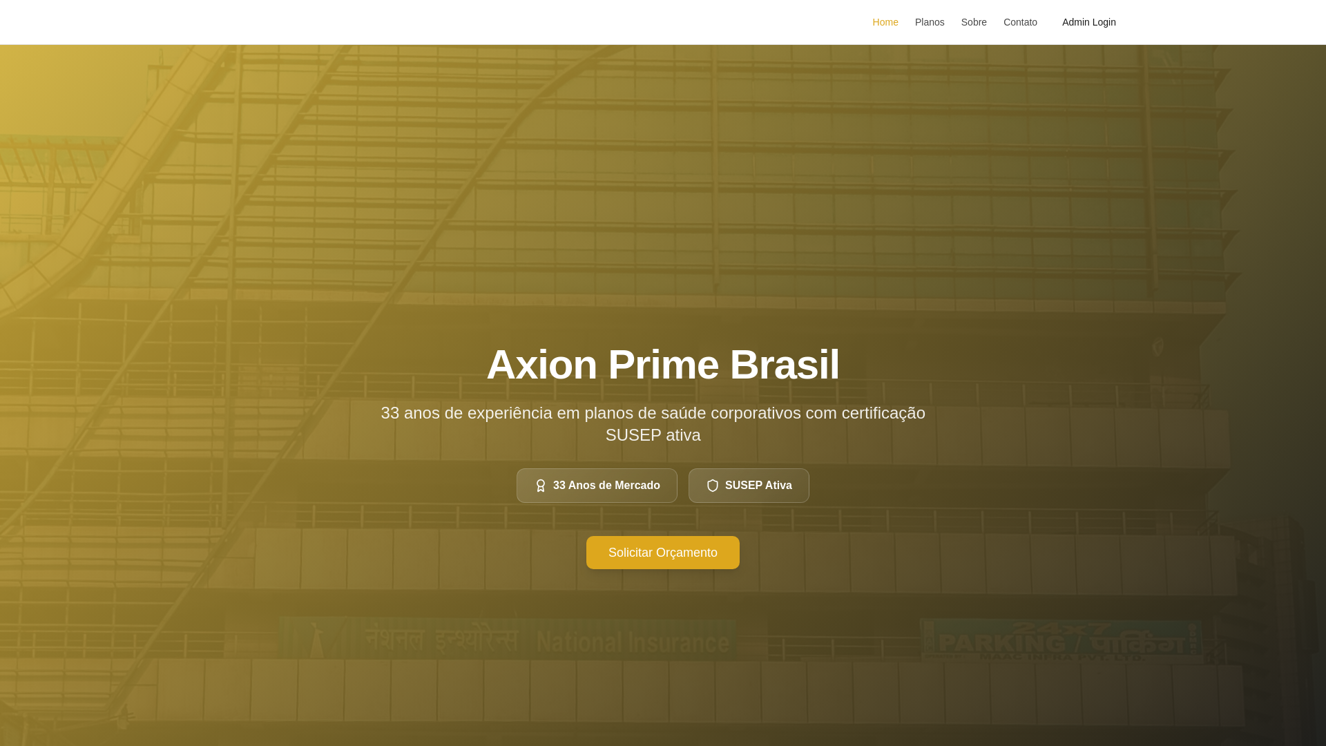 website screenshot of https://axionprimebrasil.com.br/
