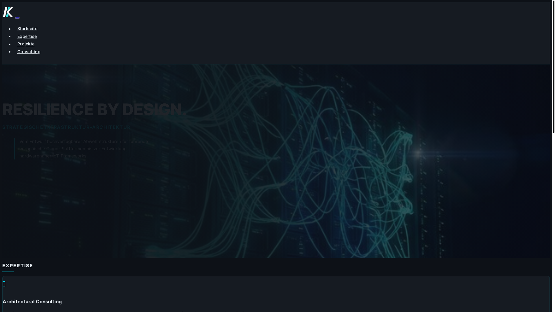 website screenshot of https://kueblerit-website.pages.dev/