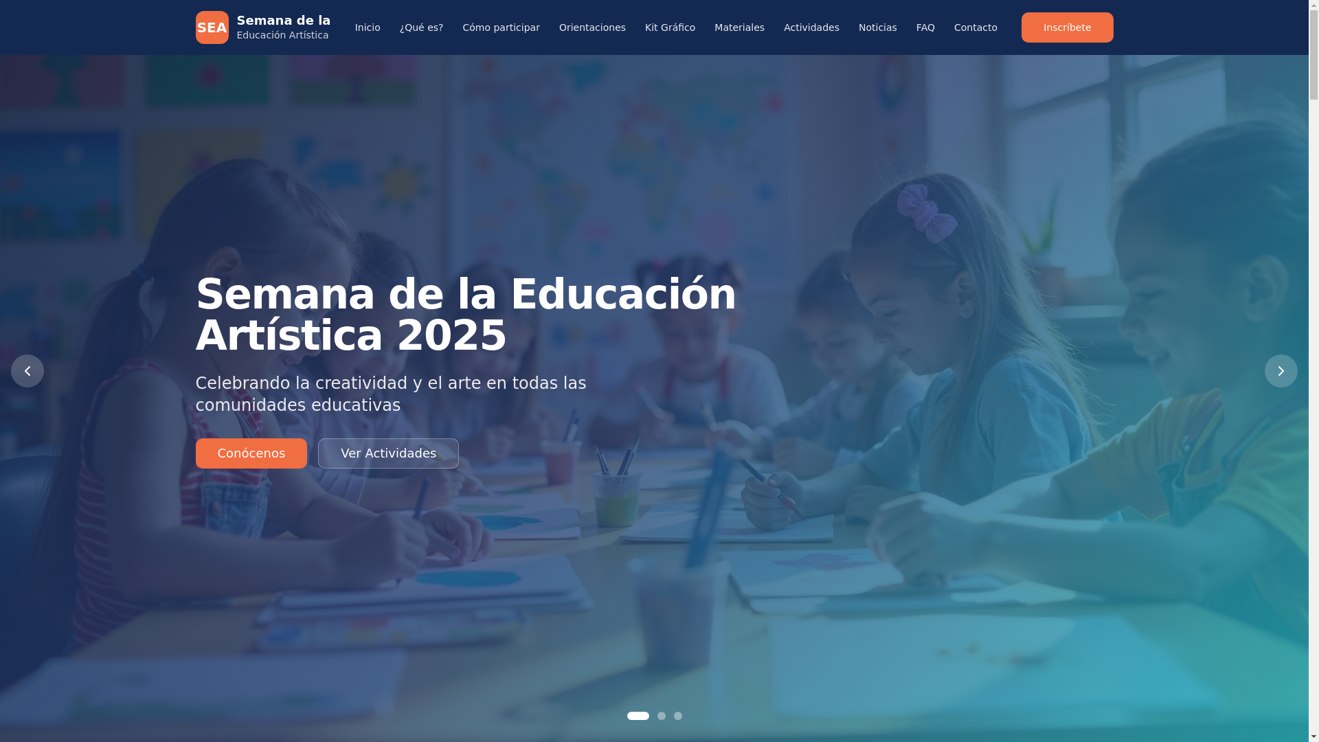 website screenshot of https://educaciondelarte.pages.dev/