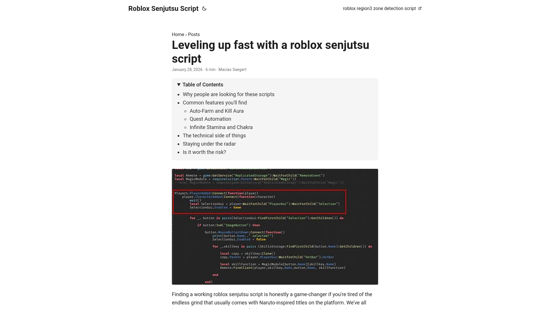 website screenshot of https://roblox-senjutsu-script.pages.dev/