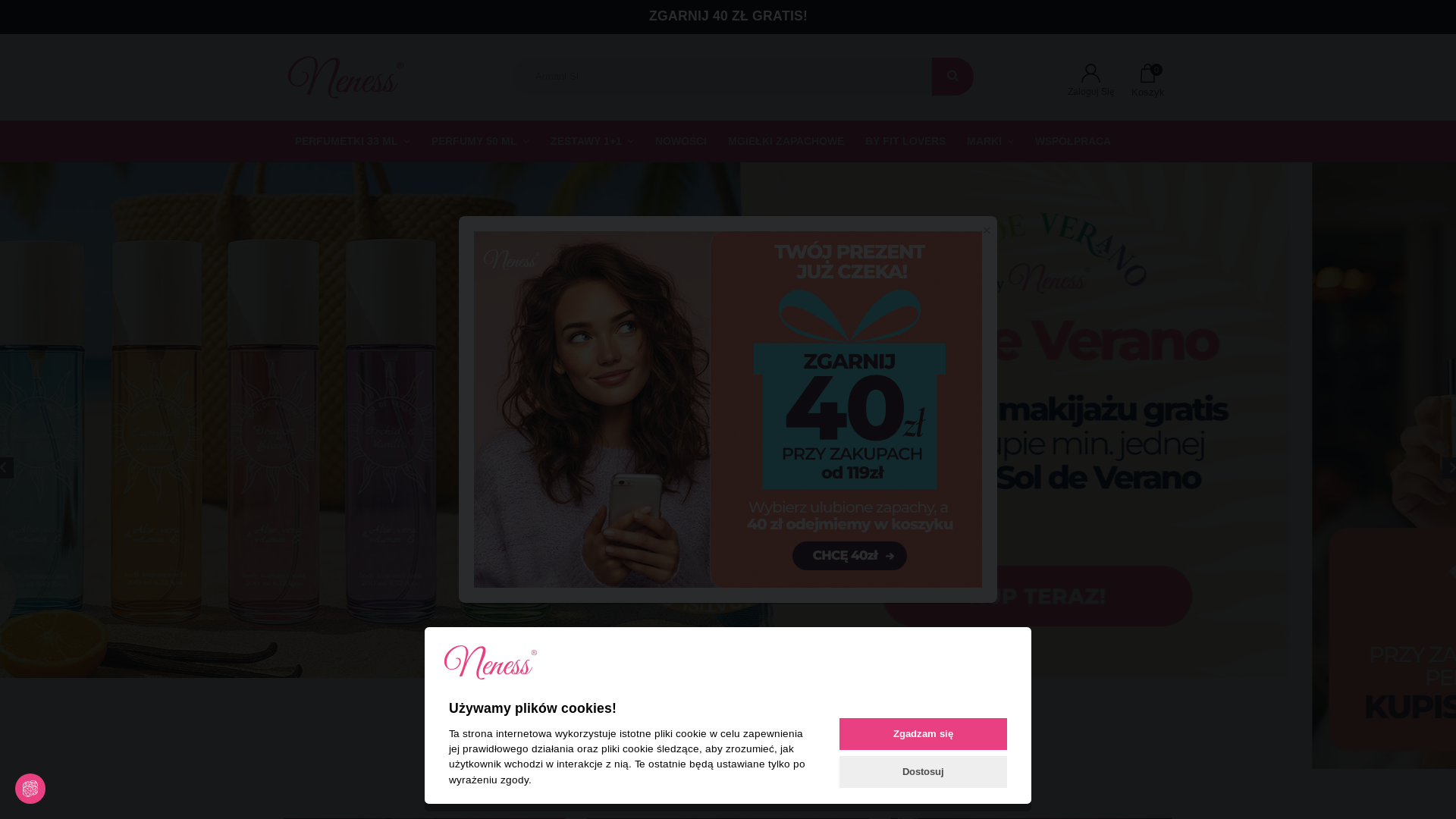 website screenshot of https://neness.pl/