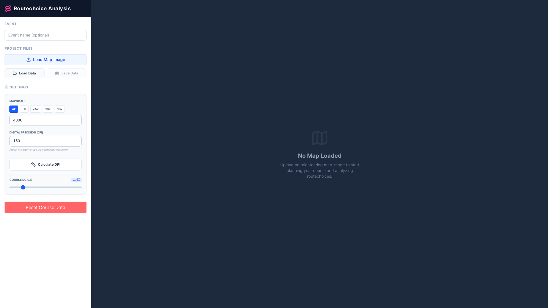 website screenshot of https://routechoice-analysis.pages.dev/