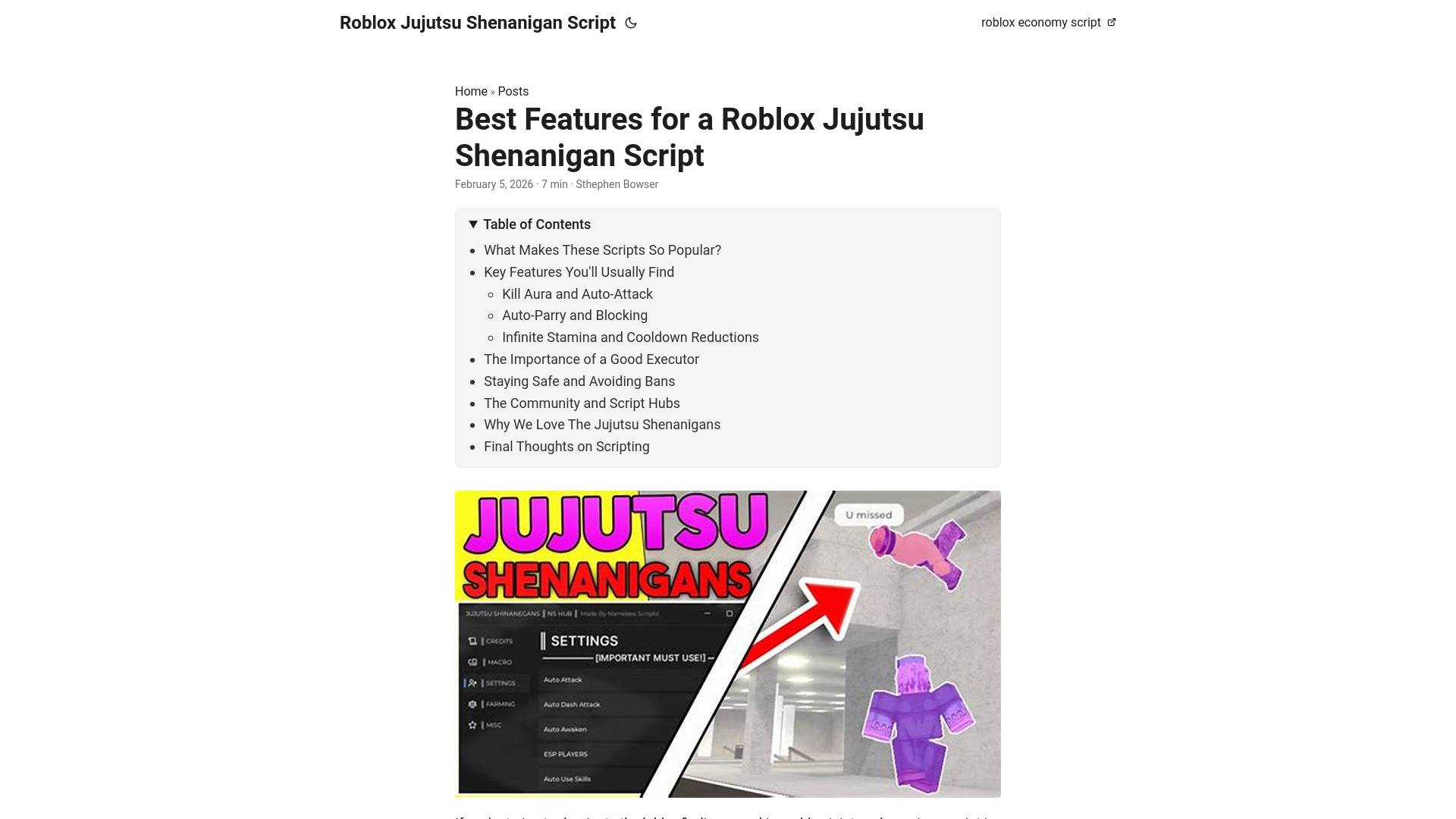 website screenshot of https://roblox-jujutsu-shenanigan-script.pages.dev/