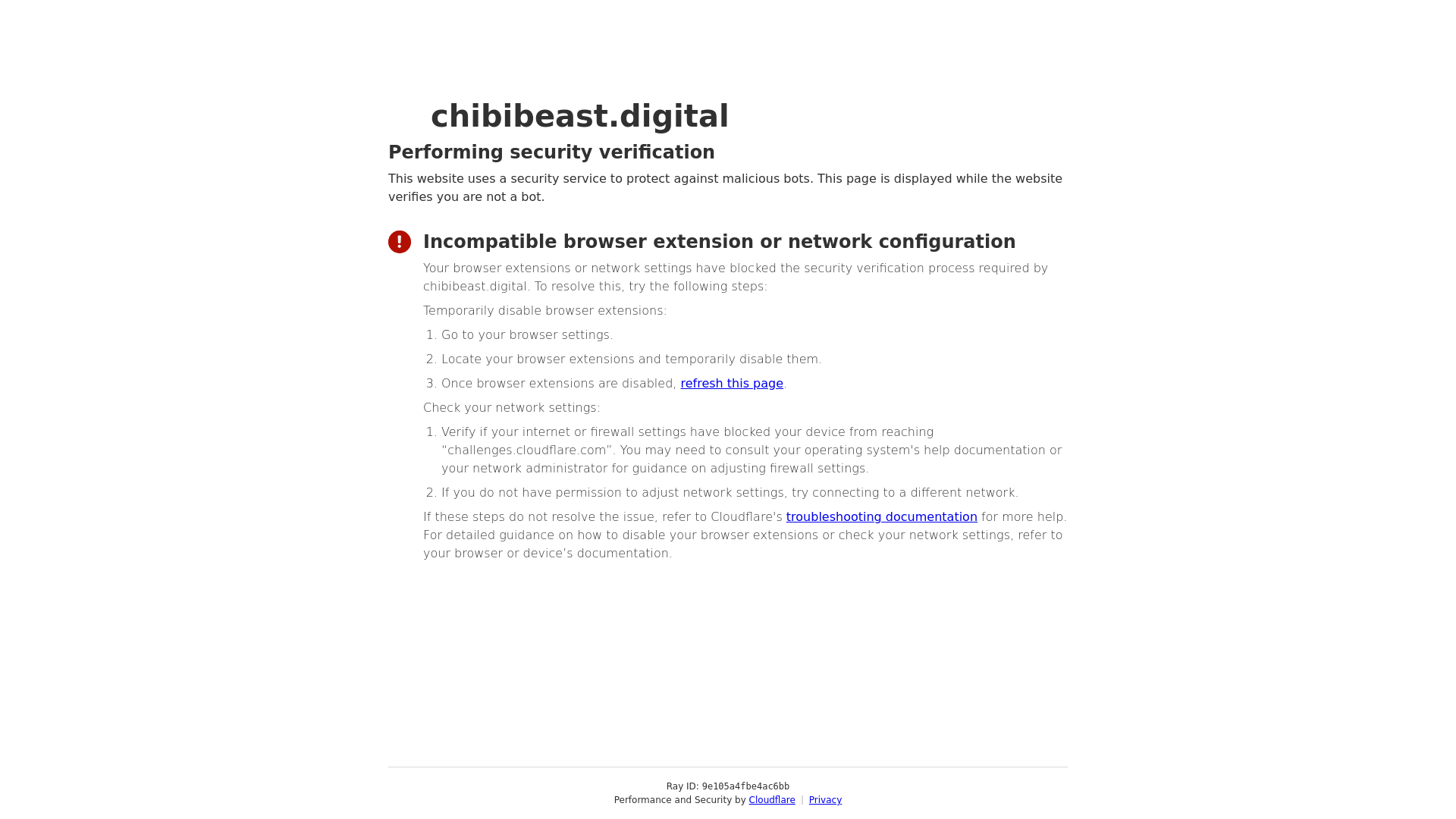 website screenshot of https://chibibeast.digital