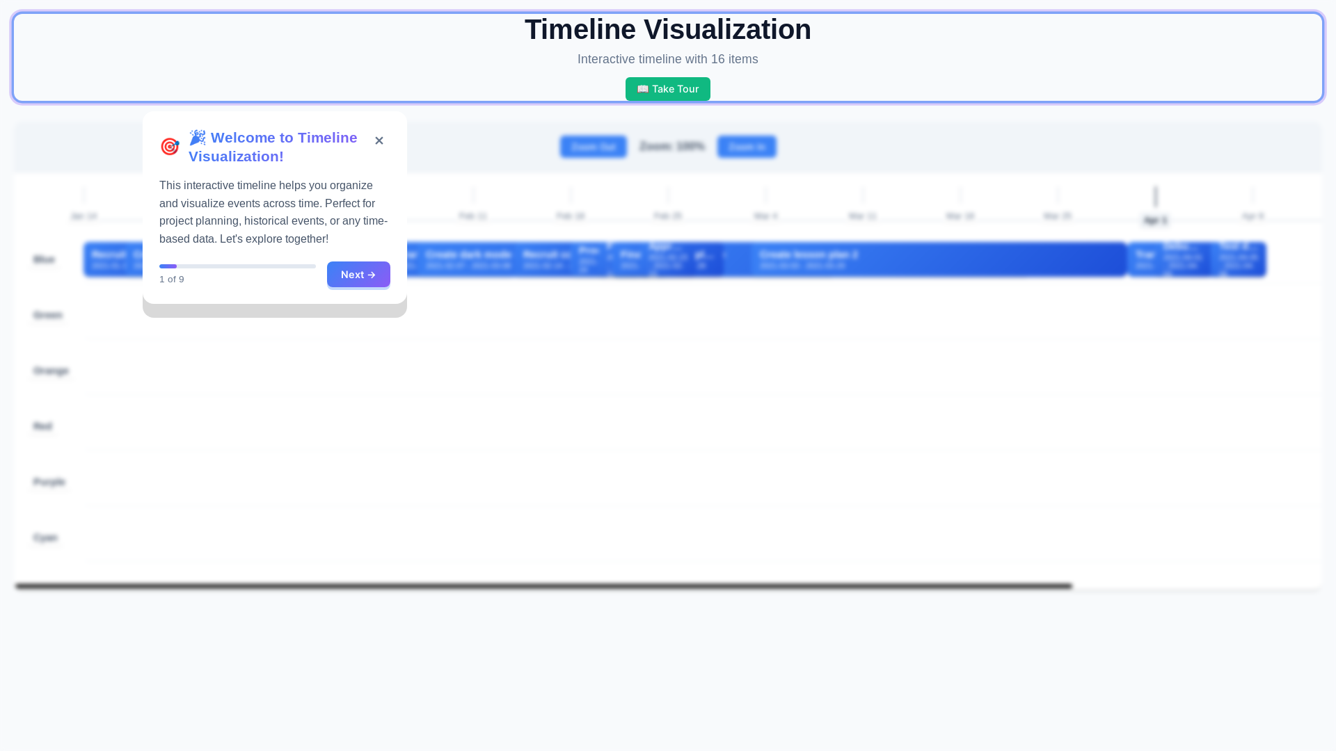 website screenshot of https://timeline-test-bco.pages.dev/