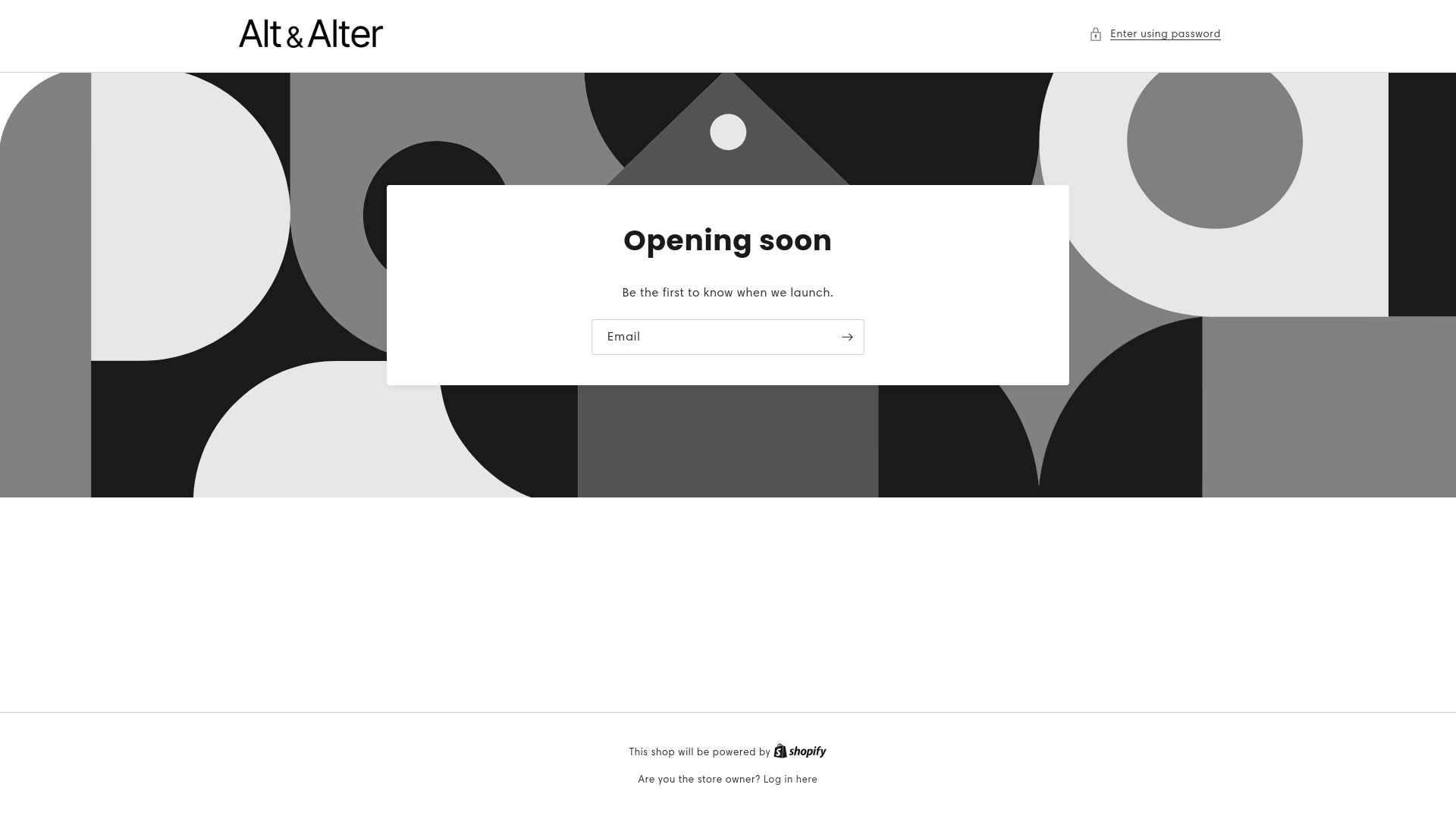 website screenshot of https://altandalter.com/