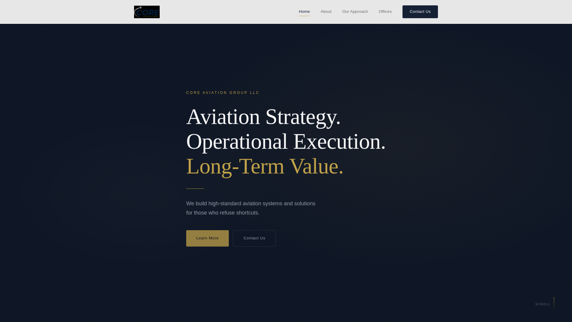 website screenshot of https://core-aviation-site1.pages.dev/