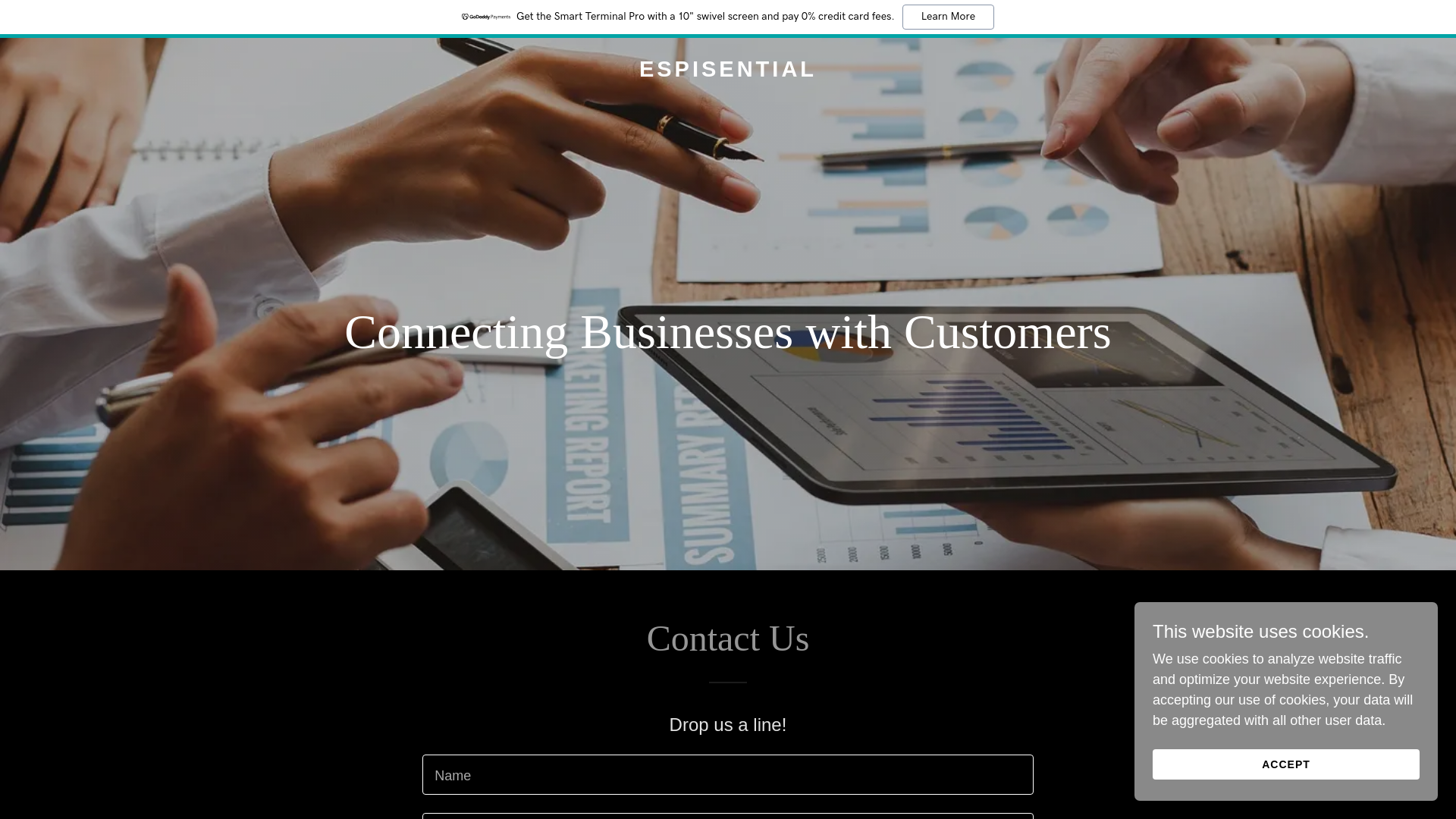 website screenshot of https://espisential.com/