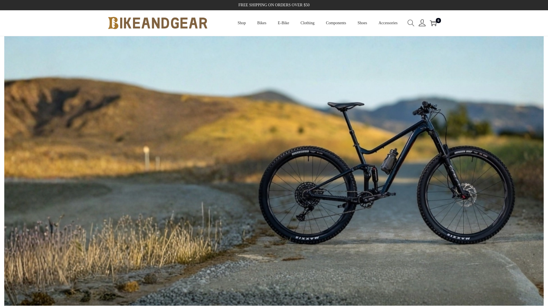 website screenshot of https://bikeandgear.co.uk/