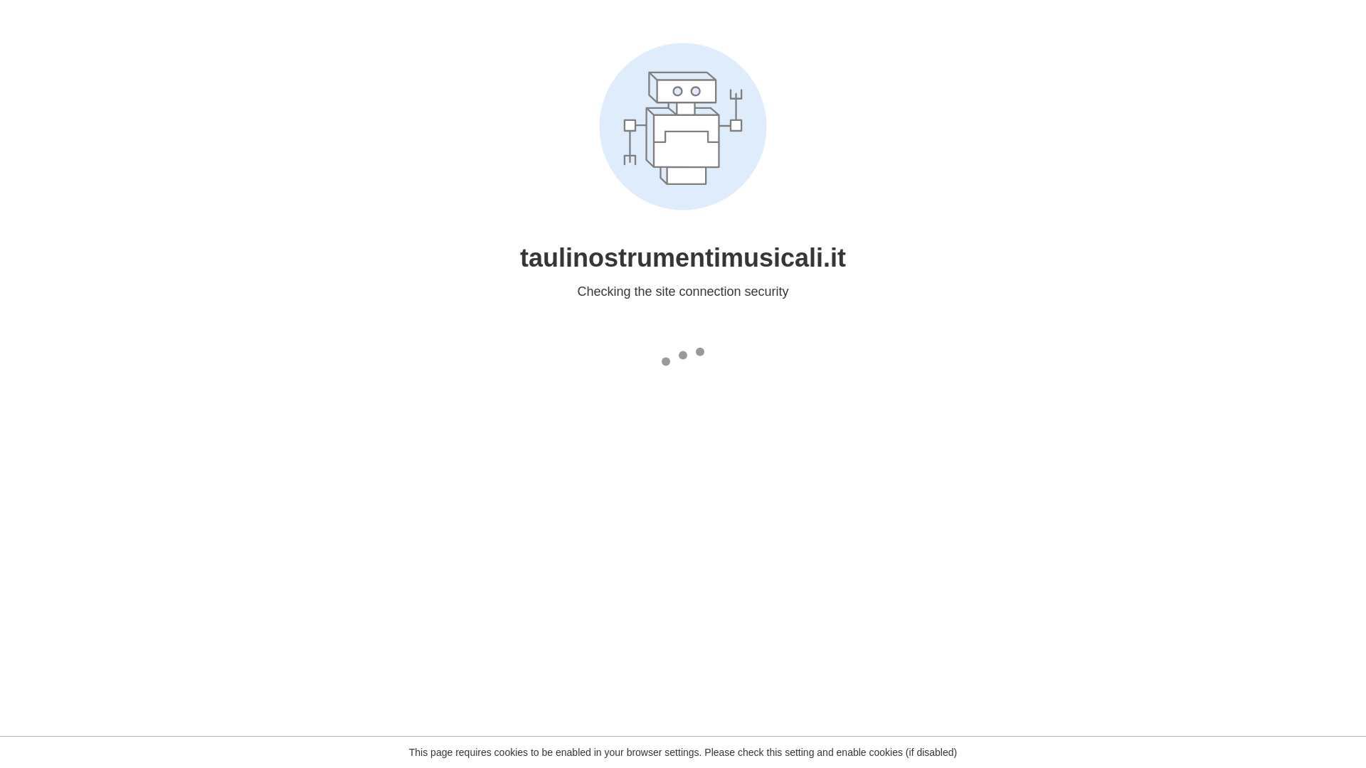 website screenshot of https://taulinostrumentimusicali.it/