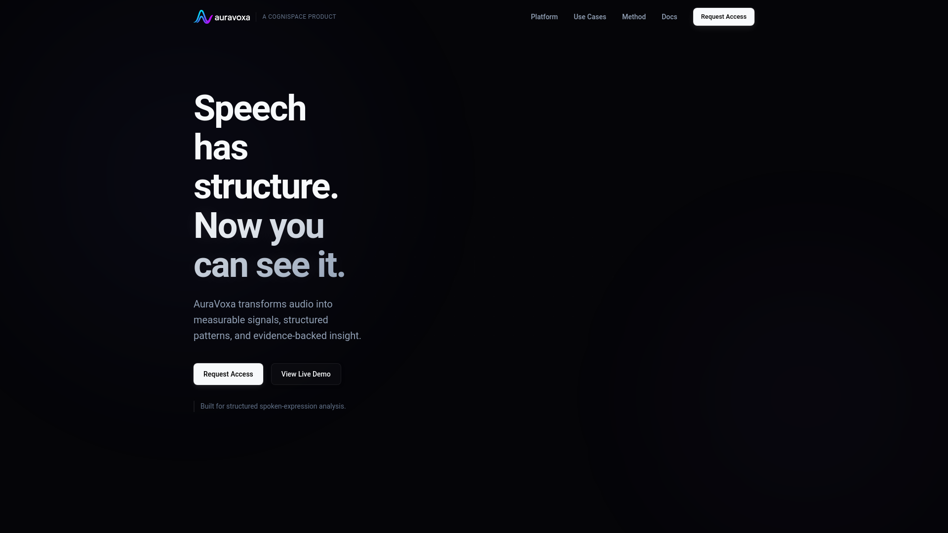 website screenshot of https://auravoxa-www.pages.dev/