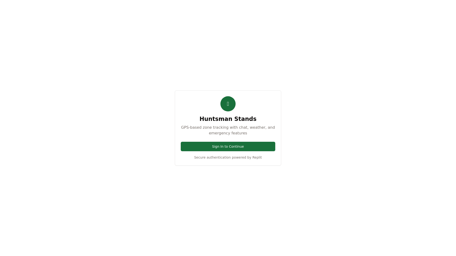 website screenshot of https://huntsmanstands.xyz/