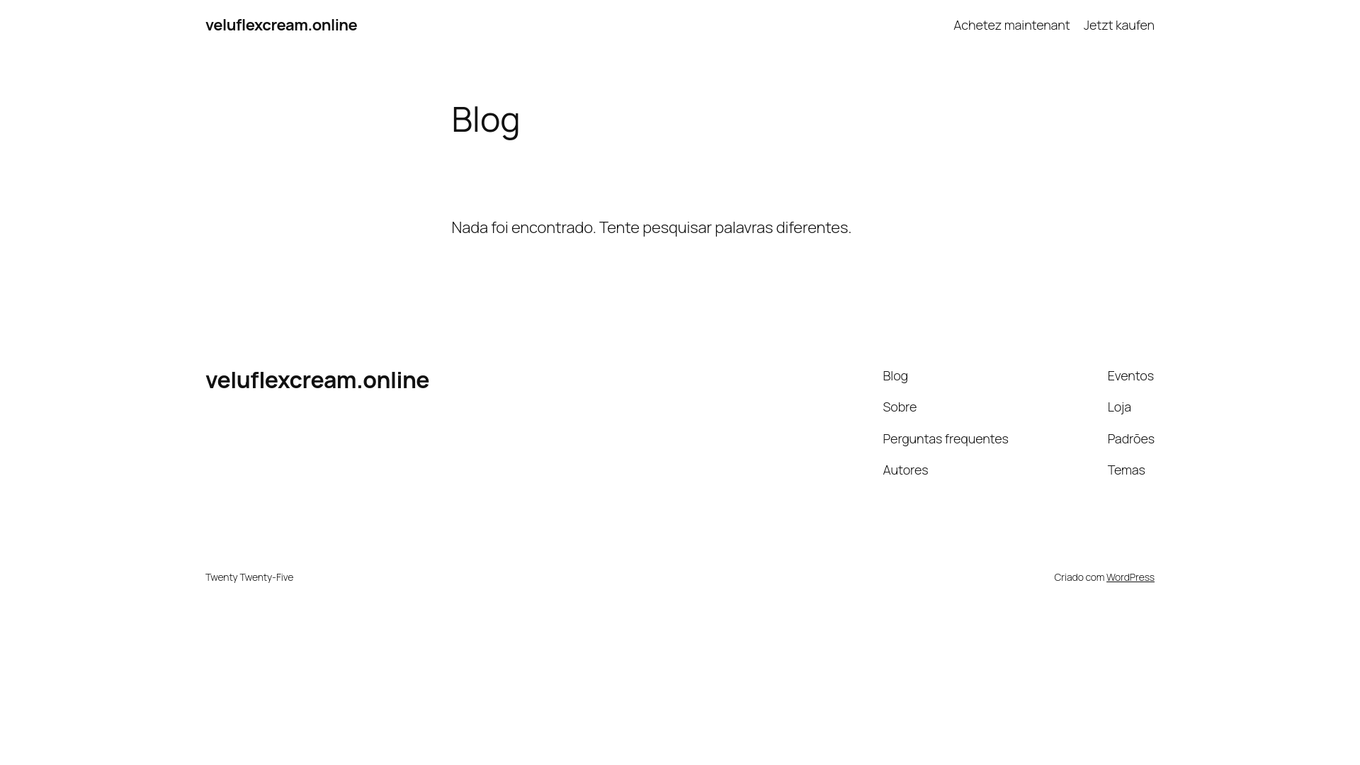 website screenshot of https://veluflexcream.online/