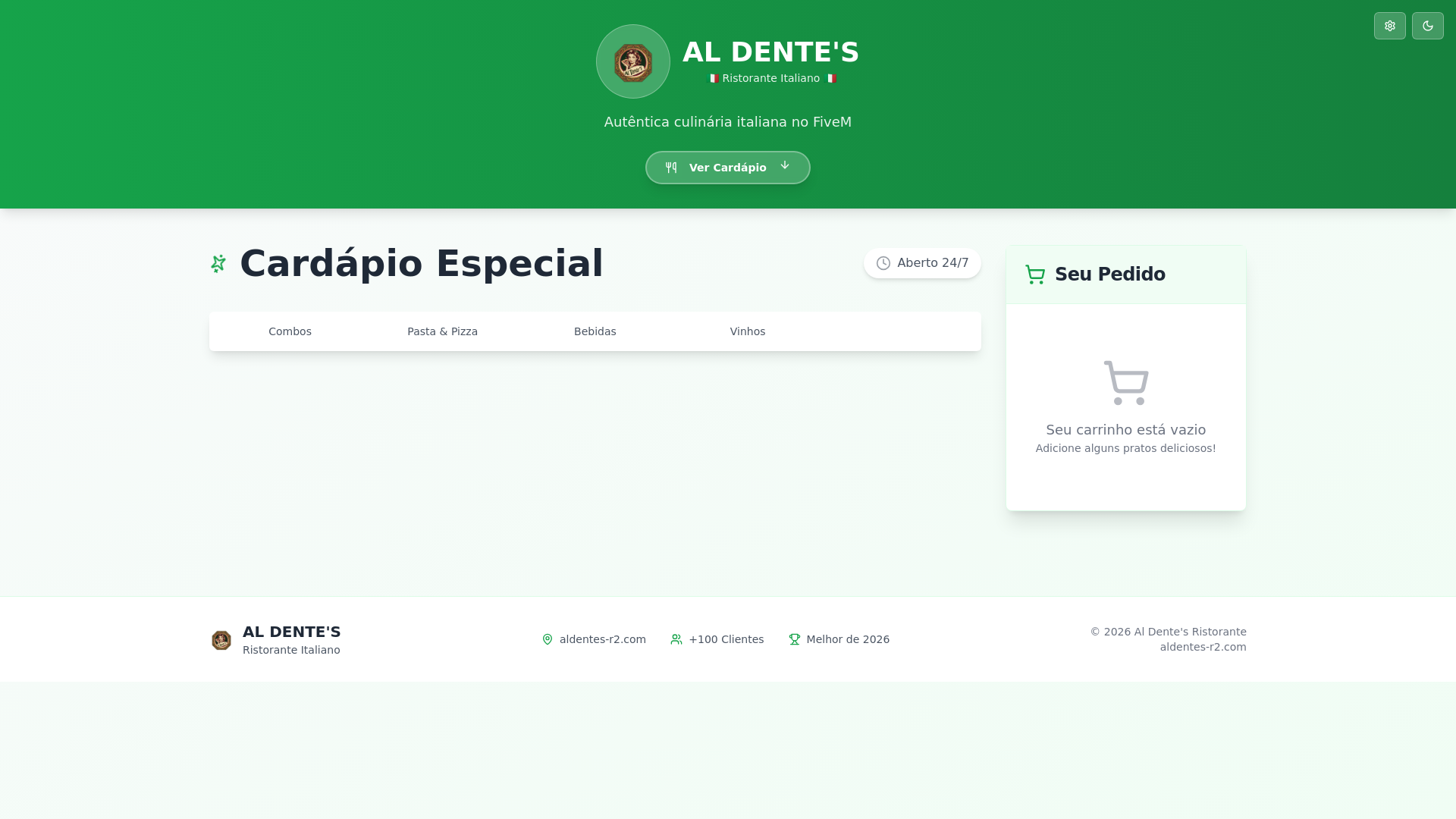 website screenshot of https://aldentes-r2.com/