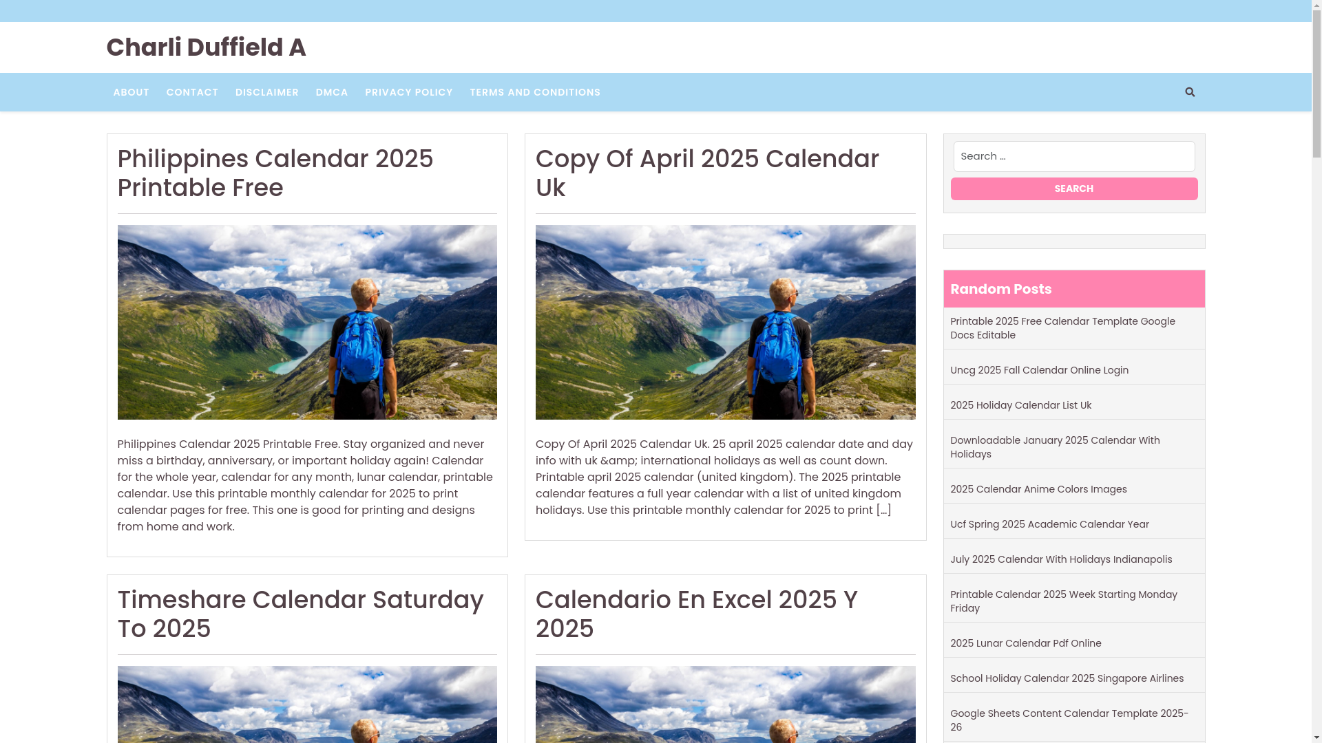 website screenshot of https://charliduffielda.pages.dev/