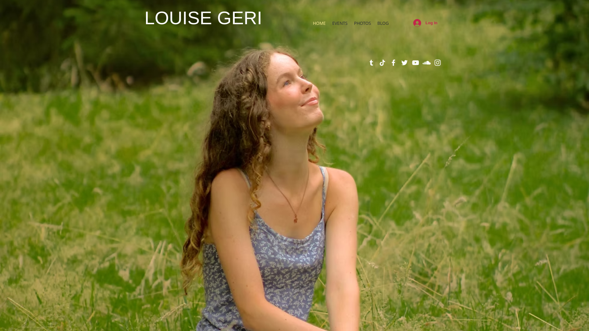 website screenshot of https://louisegeri.com/